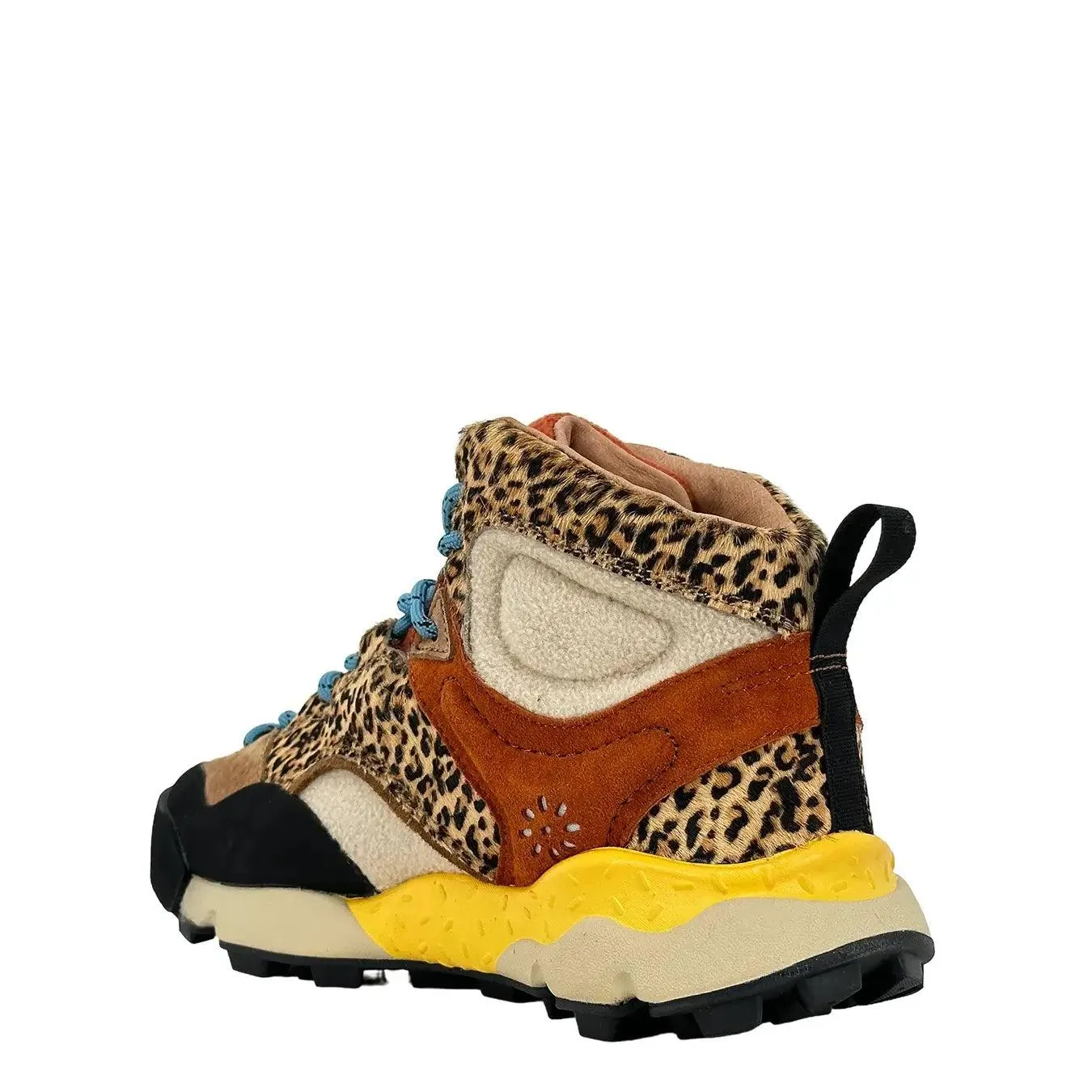 Flower Mountain Back Country Mid Uni Donna, Sneaker Suede Alta, Marrone