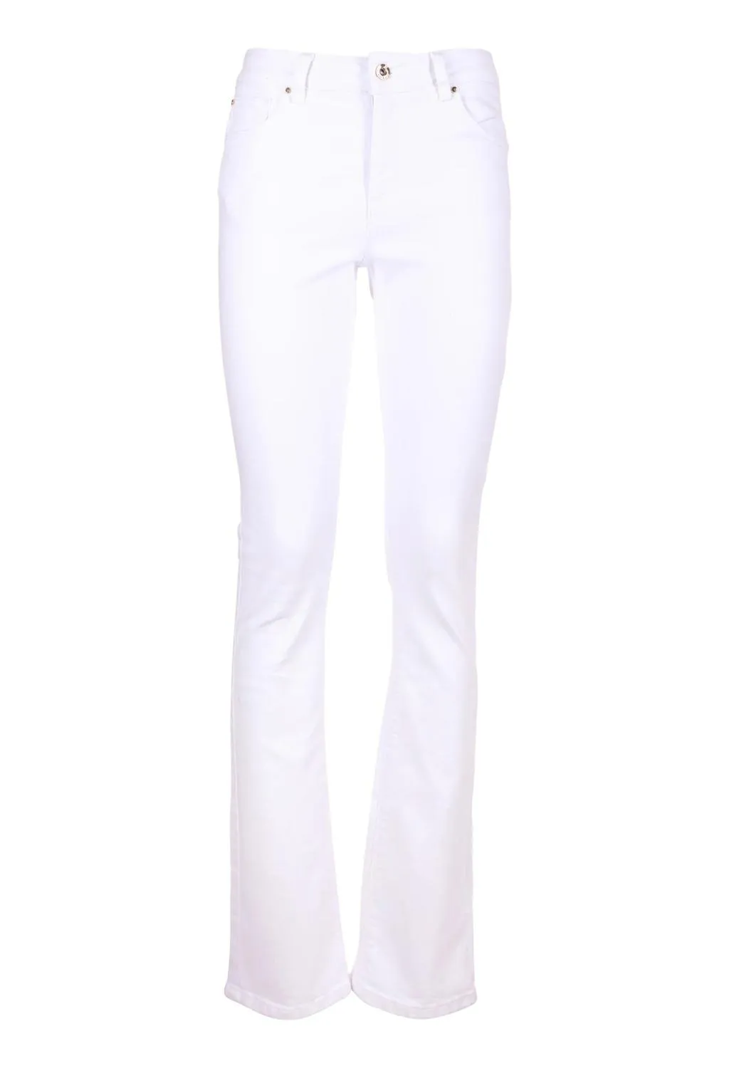 fracomina  pantalone a zampa bianco