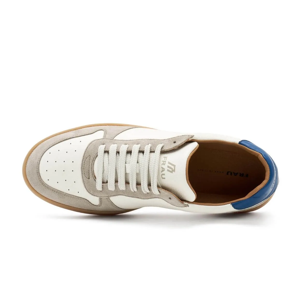 FRAU SNEAKER 24S8 15943 BIANCO/BLU  