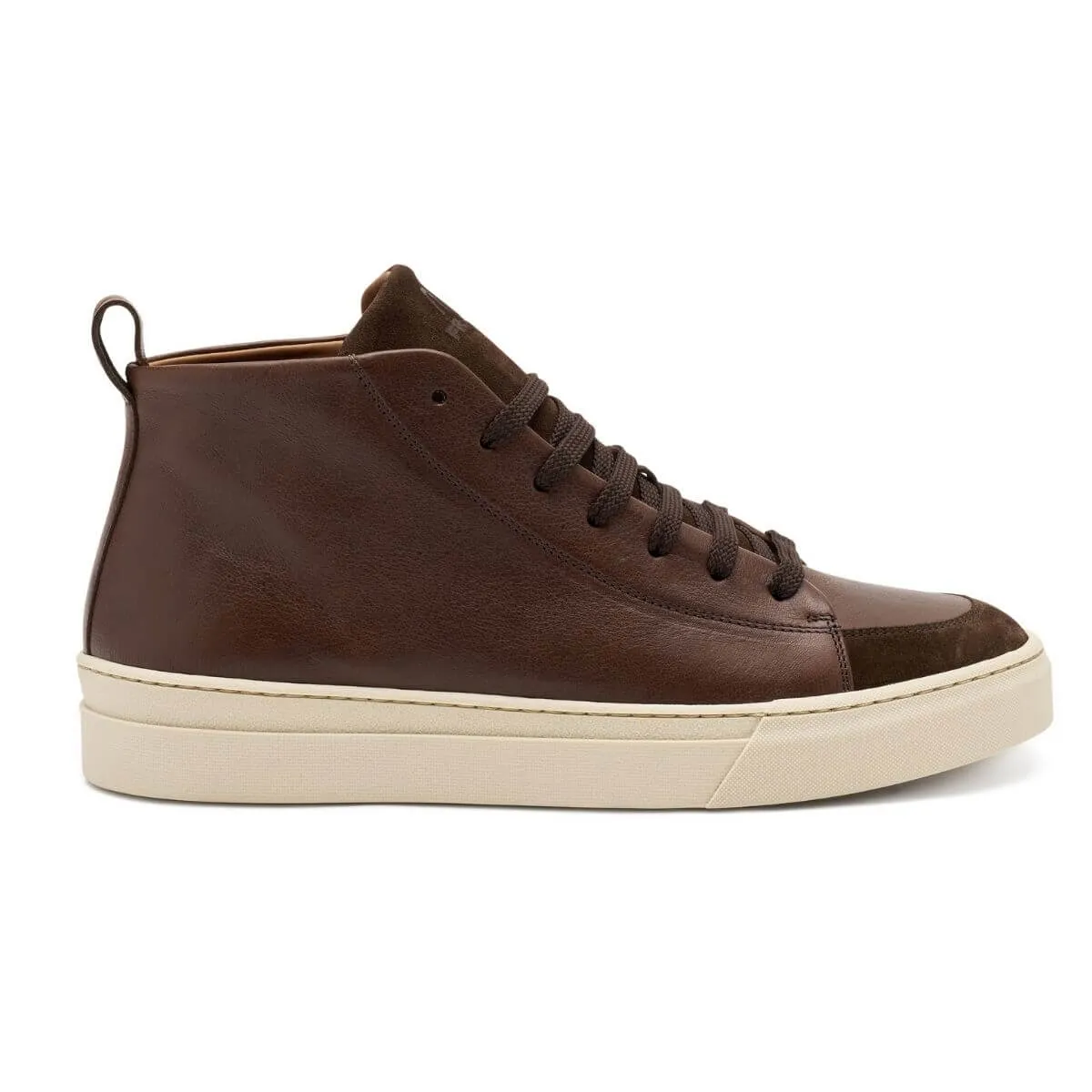 FRAU SNEAKER ALTA 29S8 16943 PELLE MARRONE  