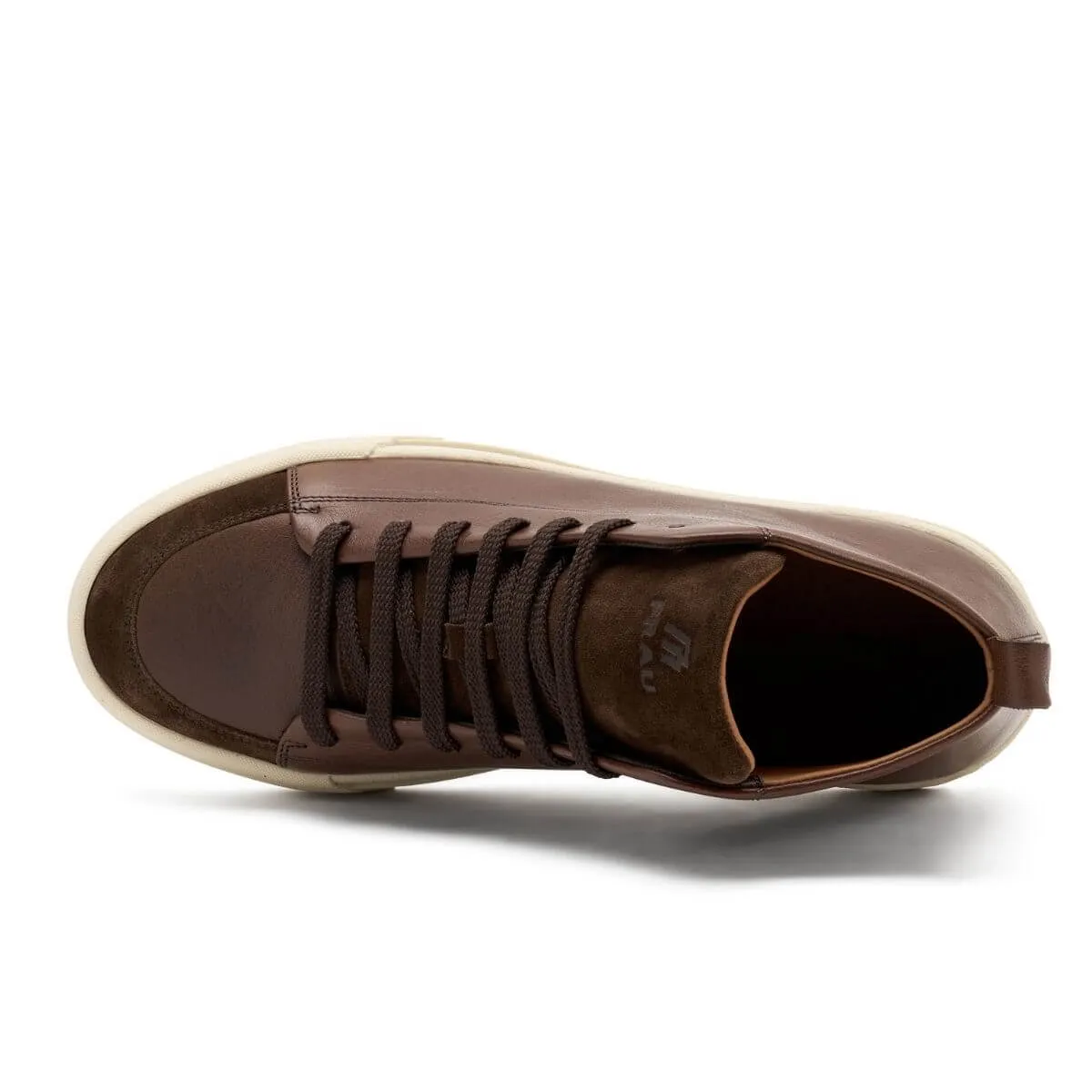 FRAU SNEAKER ALTA 29S8 16943 PELLE MARRONE  