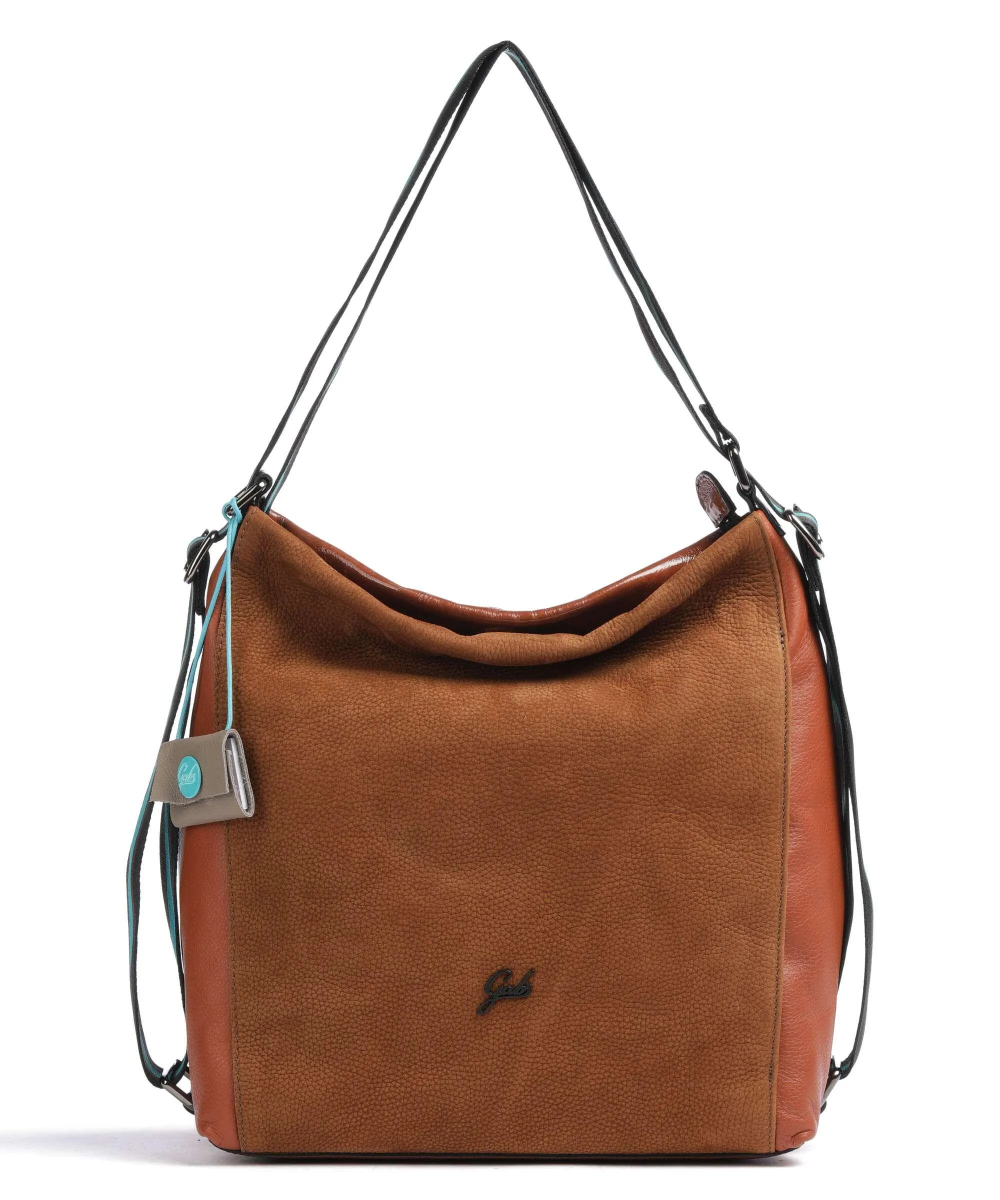  Gabs Aissa Borsa hobo pelle di vitello grana, pelle di vitello ruvida marrone  