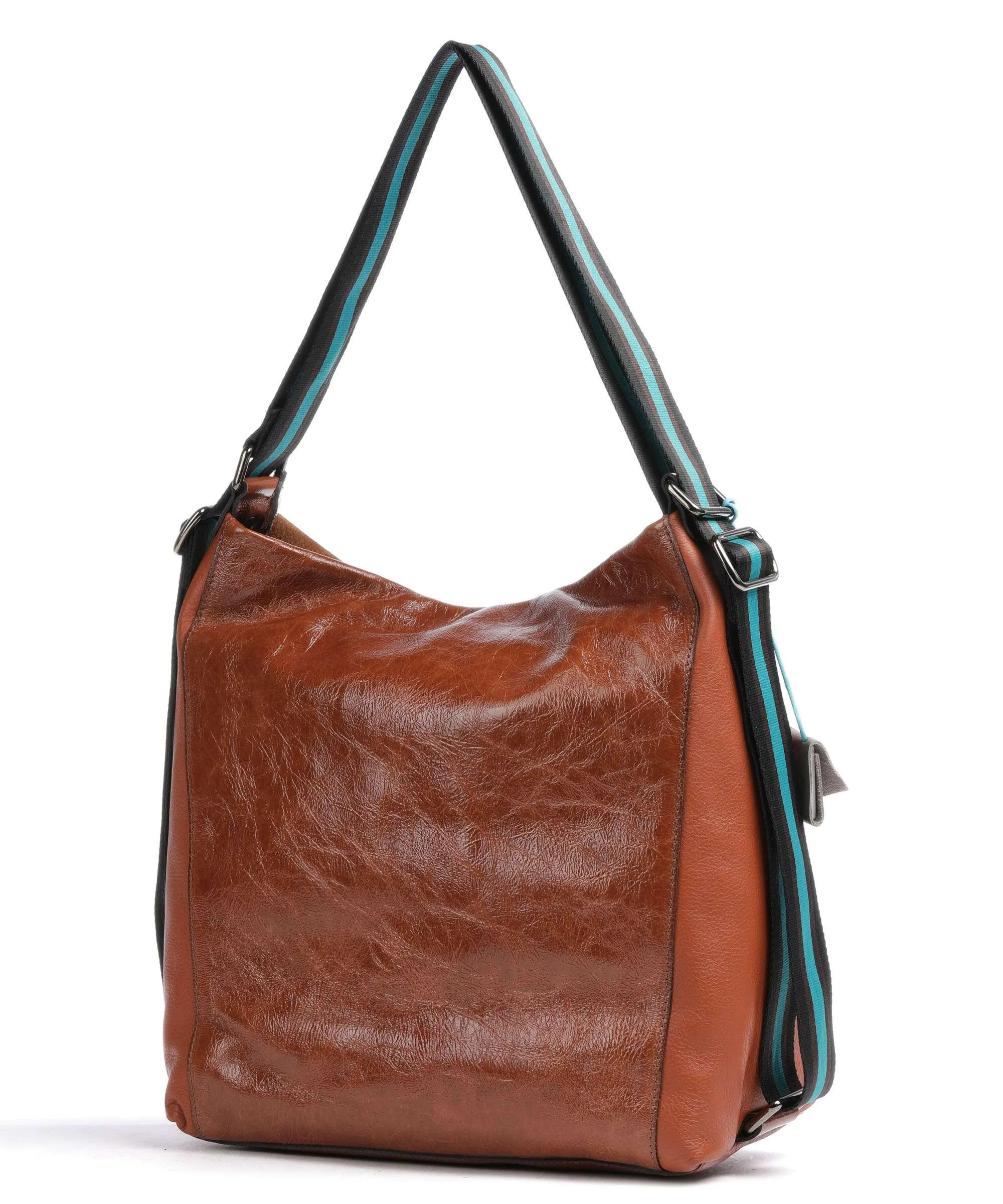  Gabs Aissa Borsa hobo pelle di vitello grana, pelle di vitello ruvida marrone  