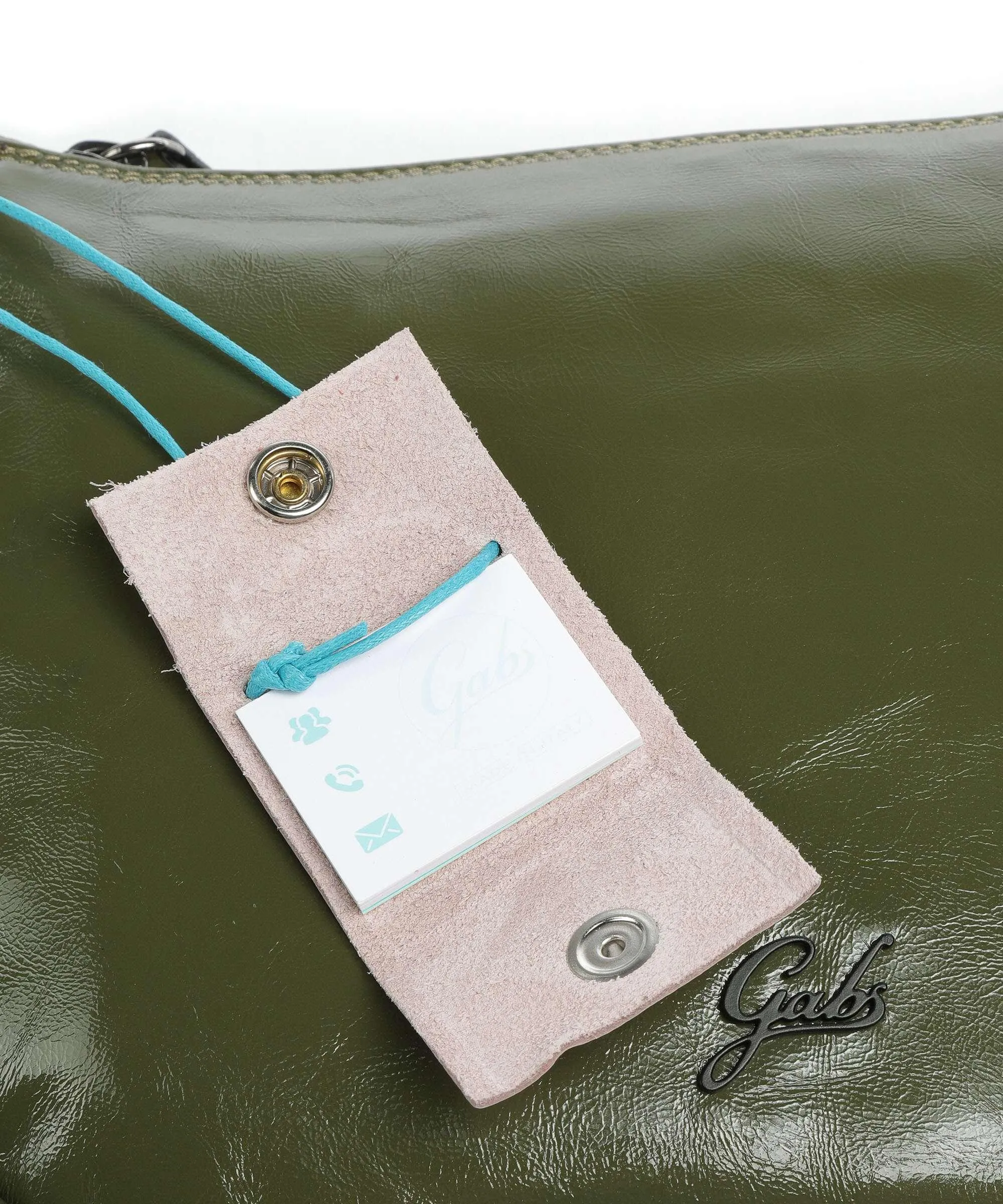  Gabs Lilli Borsa a spalla pelle di vitello grana verde-oliva  