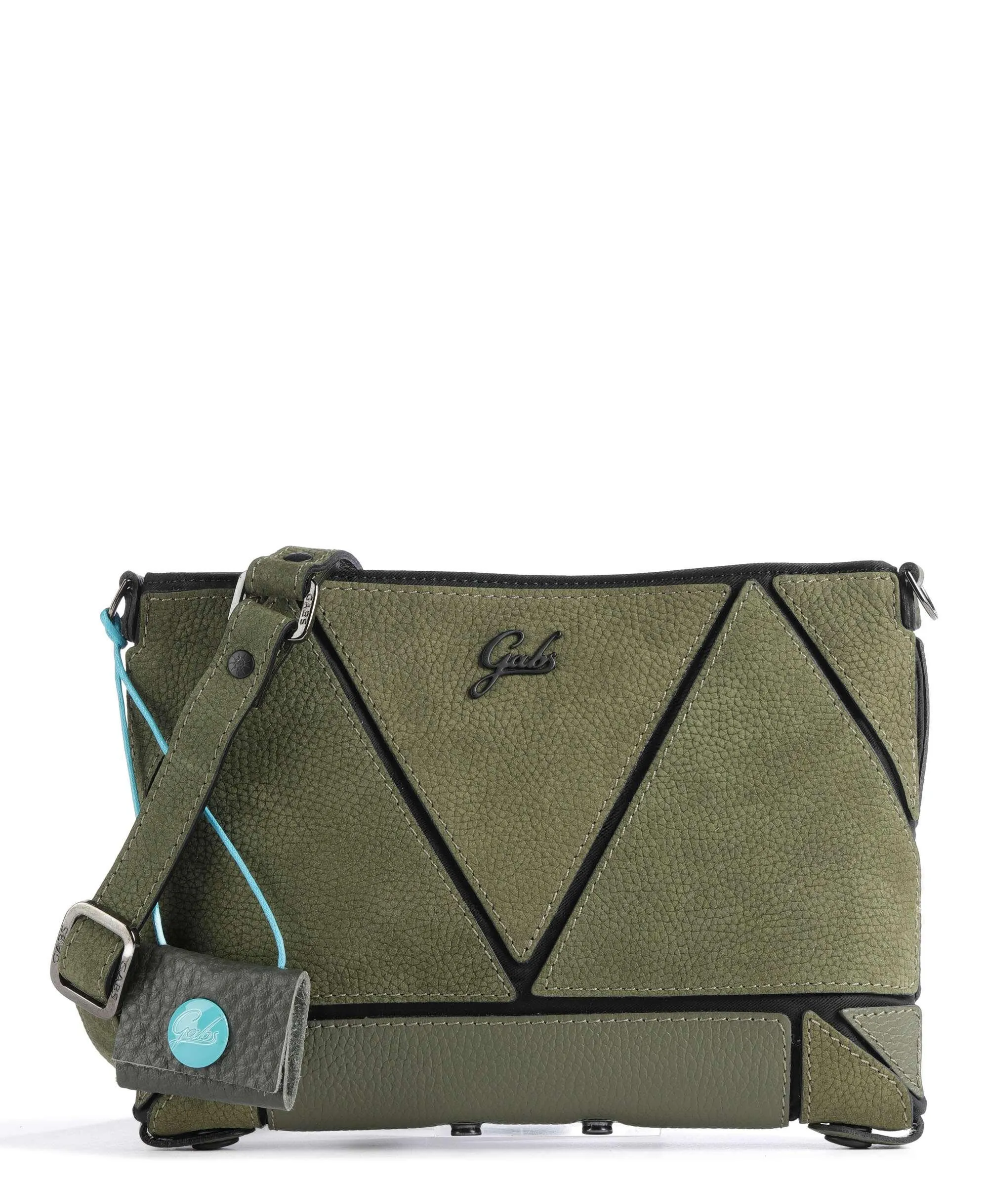  Gabs Yuuko Borsa a tracolla pelle di vitello grana verde-oliva  