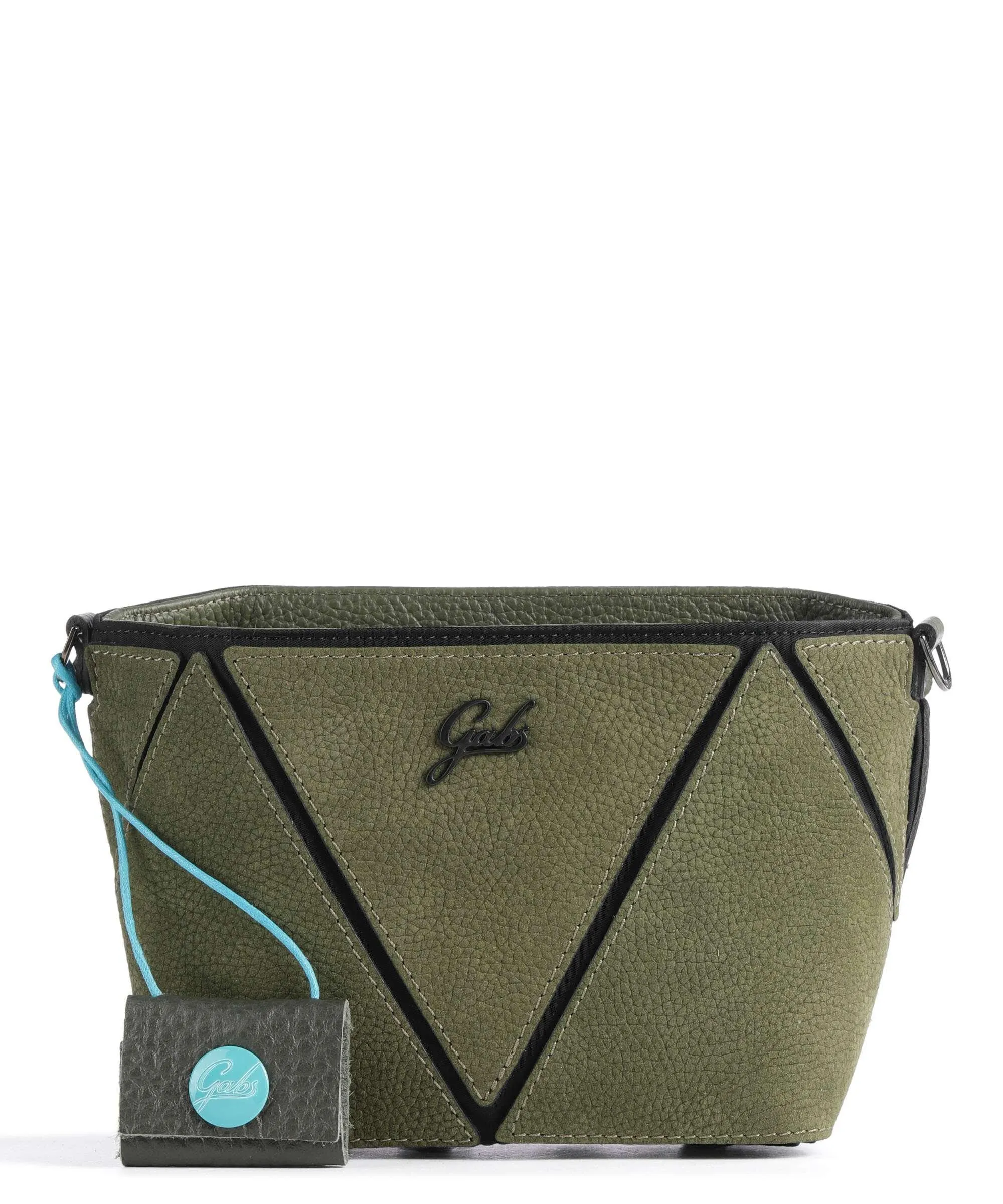  Gabs Yuuko Borsa a tracolla pelle di vitello grana verde-oliva  