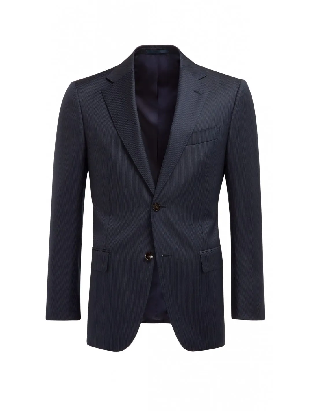 Giacca in fresco lana sartoriale  foderata blu mod milano 4 stagioni