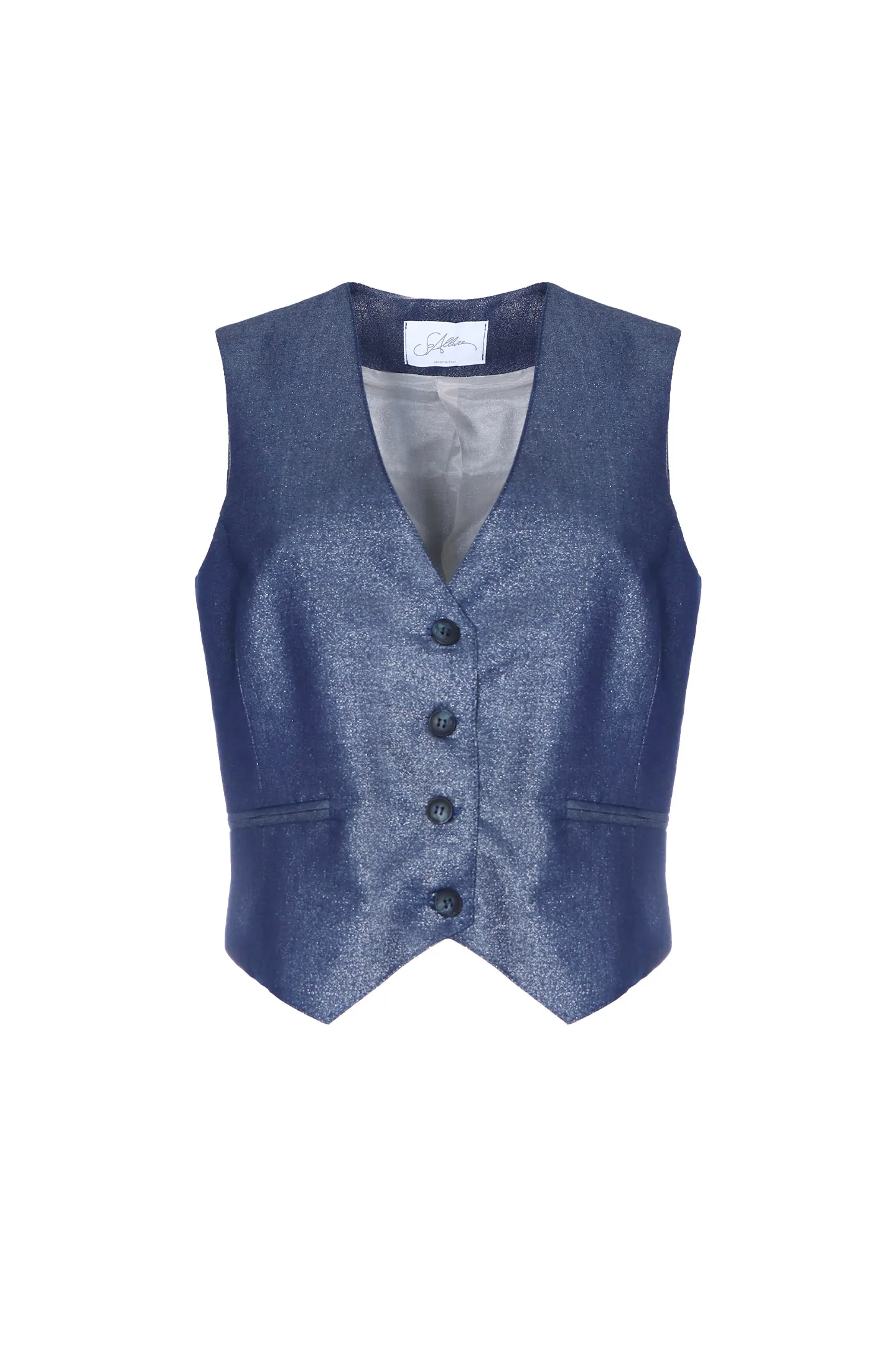 GILET CORTO BOY CHAMBRAY SCINTIL