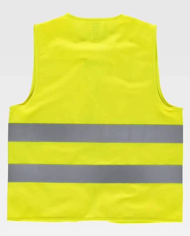 Gilet riflettente da ragazzo giallo AV