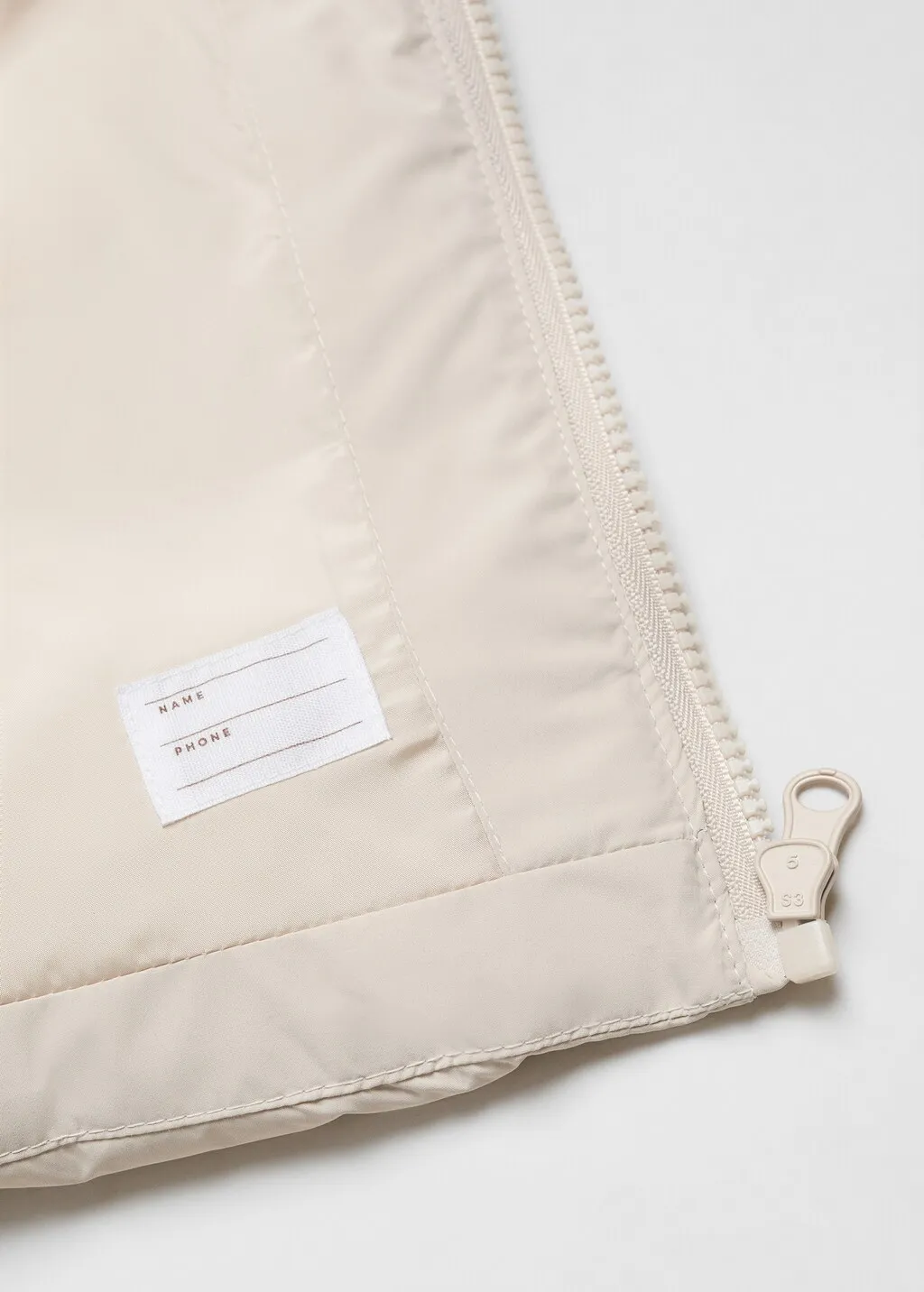 Gilet trapuntato lungo