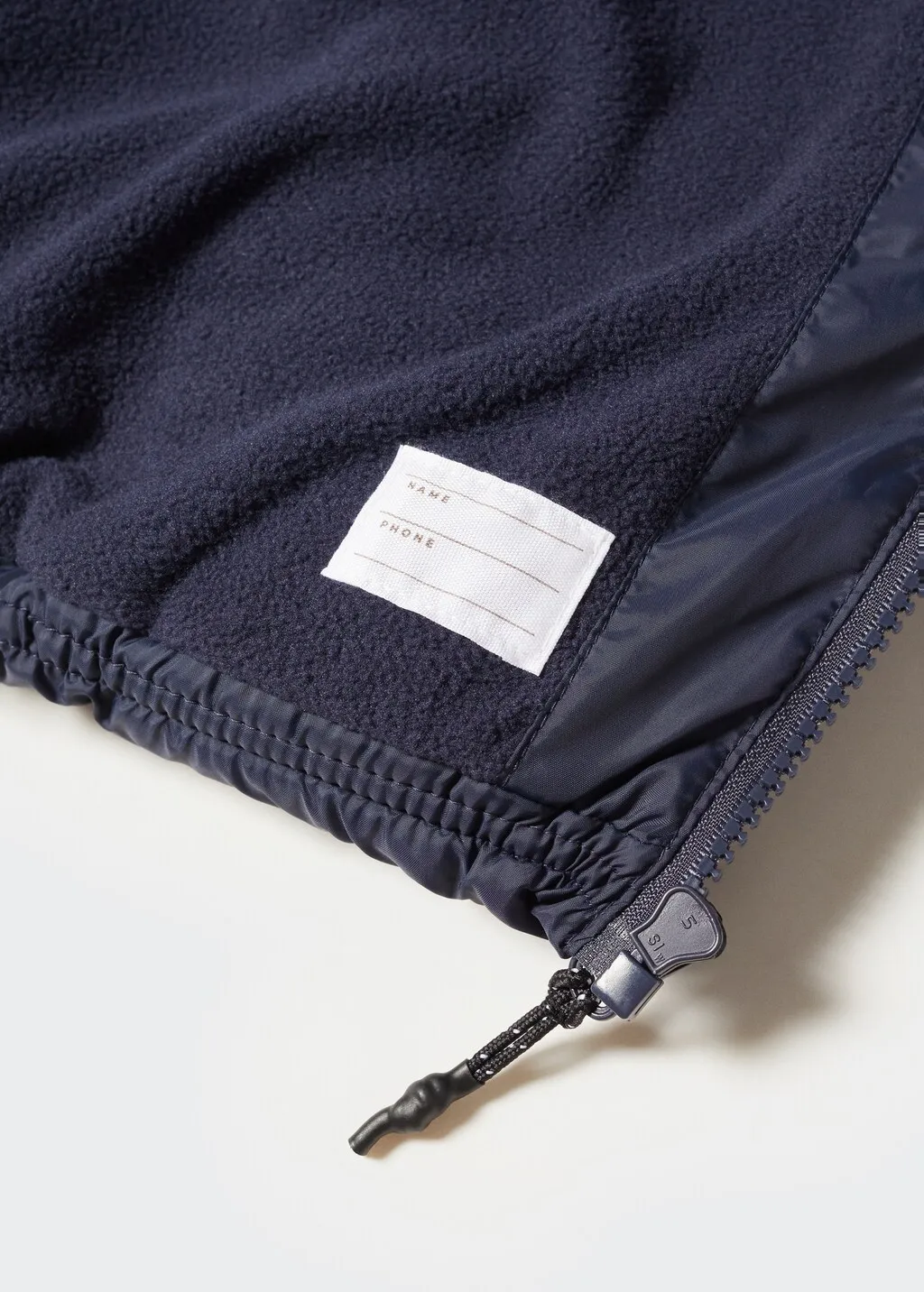 Gilet trapuntato pile