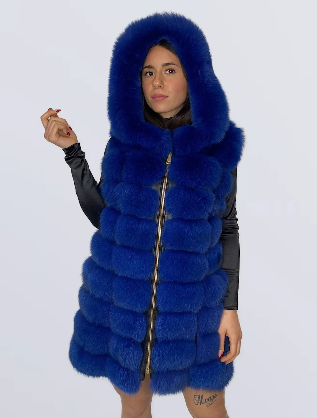 GILET VOLPE BLU ROYAL