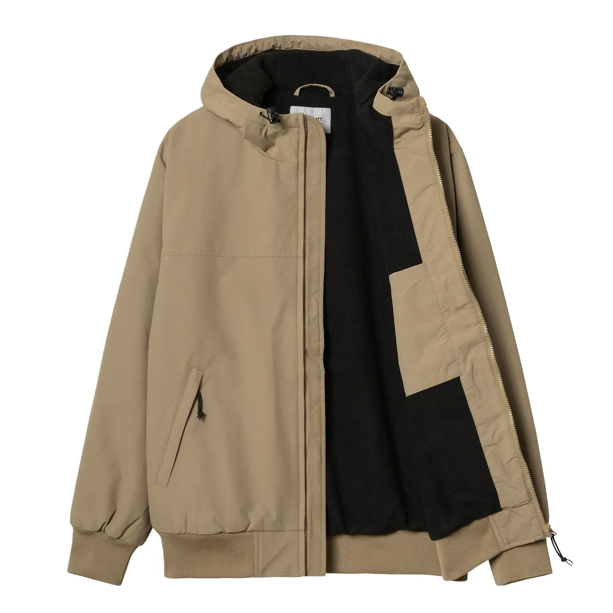 Giubbino Uomo Carhartt WIP Hooded Sail Jacket Beige