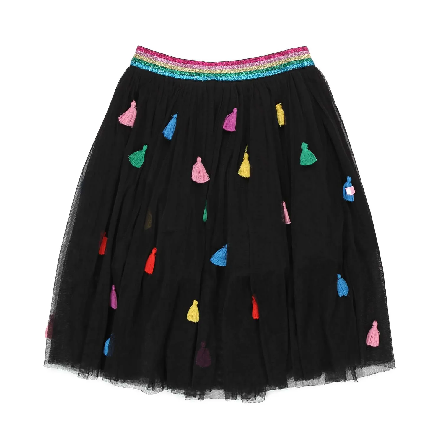 Gonna Nera E Multicolor Bambina E Teen