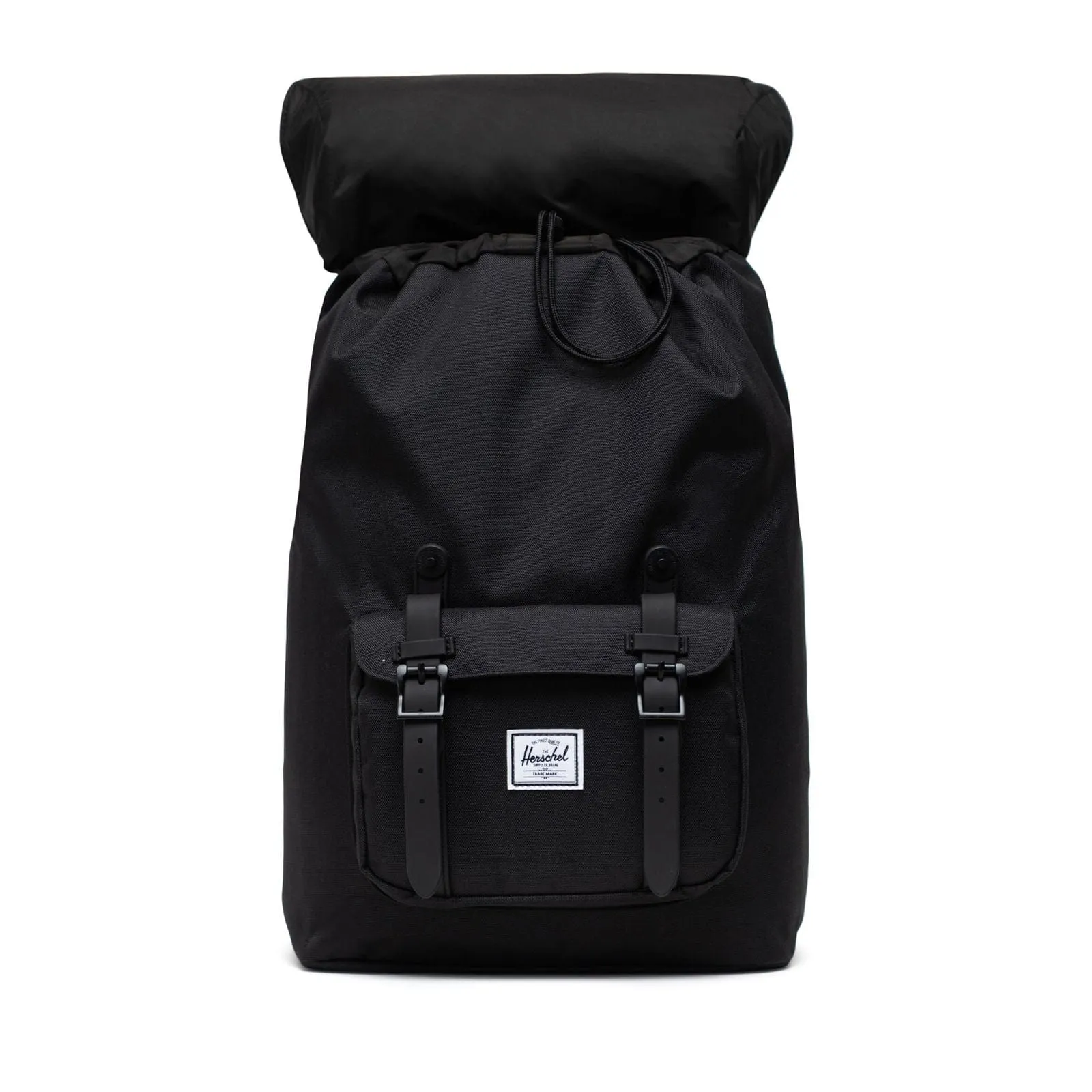 HERSCHEL LITTLE AMERICA MID-VOLUME - BLACK/CLEAR RUBBER