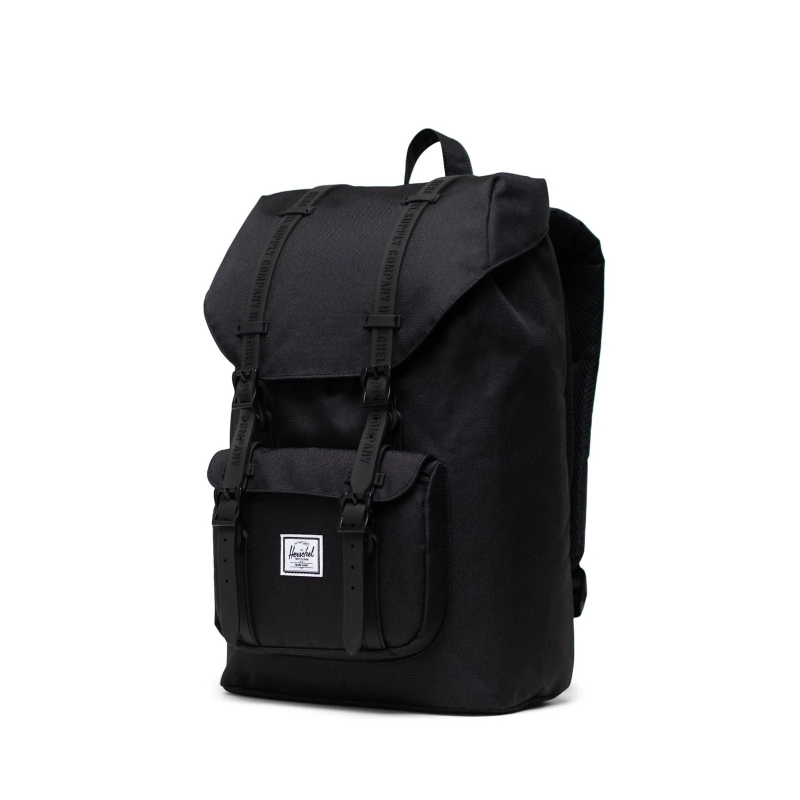 HERSCHEL LITTLE AMERICA MID-VOLUME - BLACK/CLEAR RUBBER