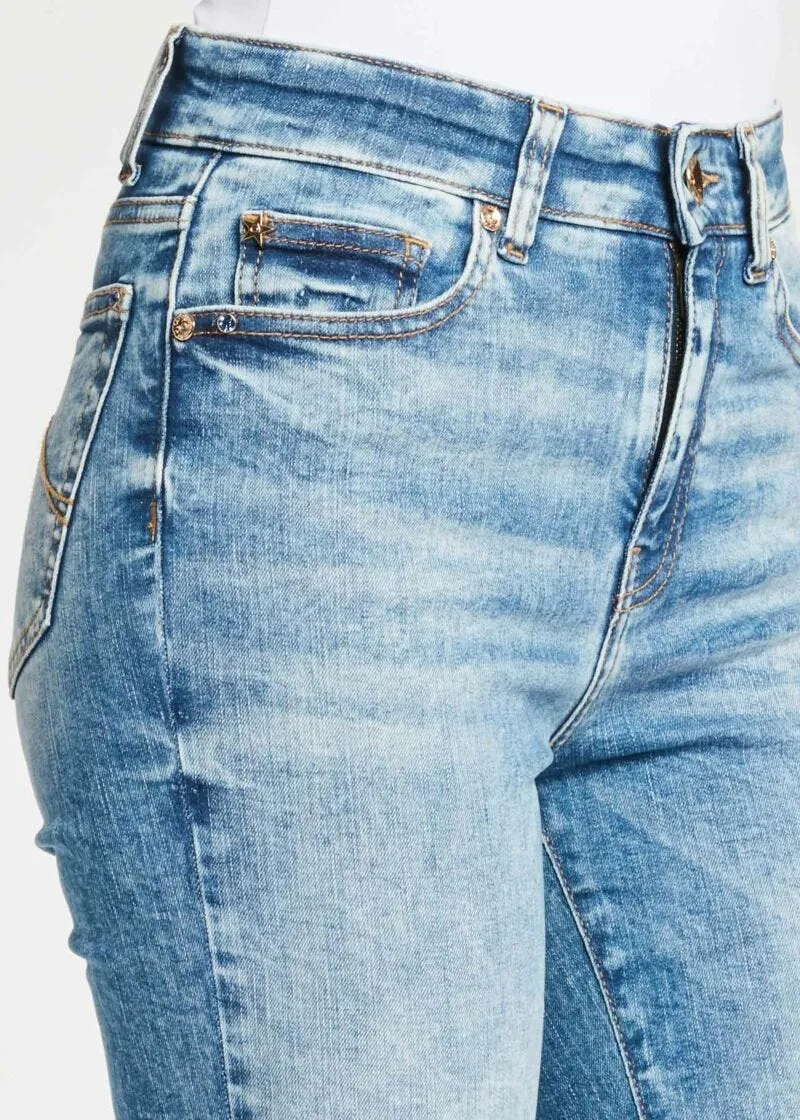 Jeans flaire cropped