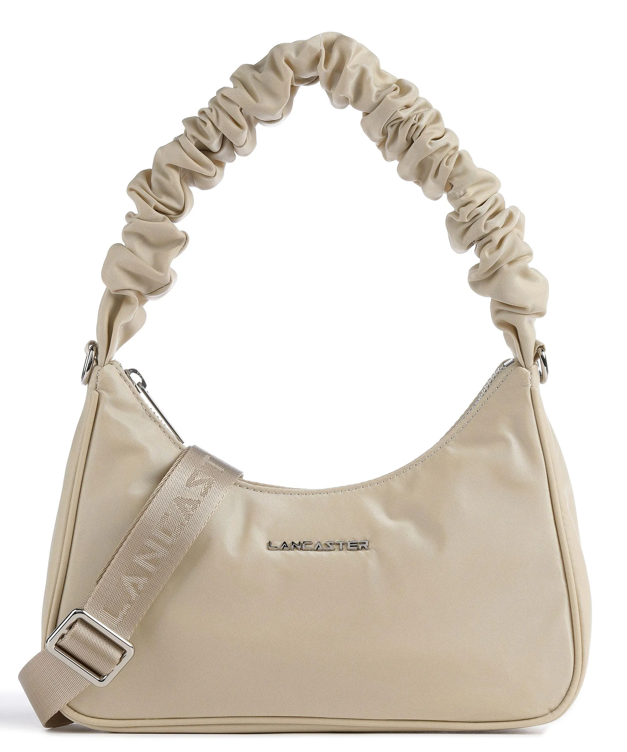  Lancaster Basic Chouchou Borsa a spalla nylon beige  