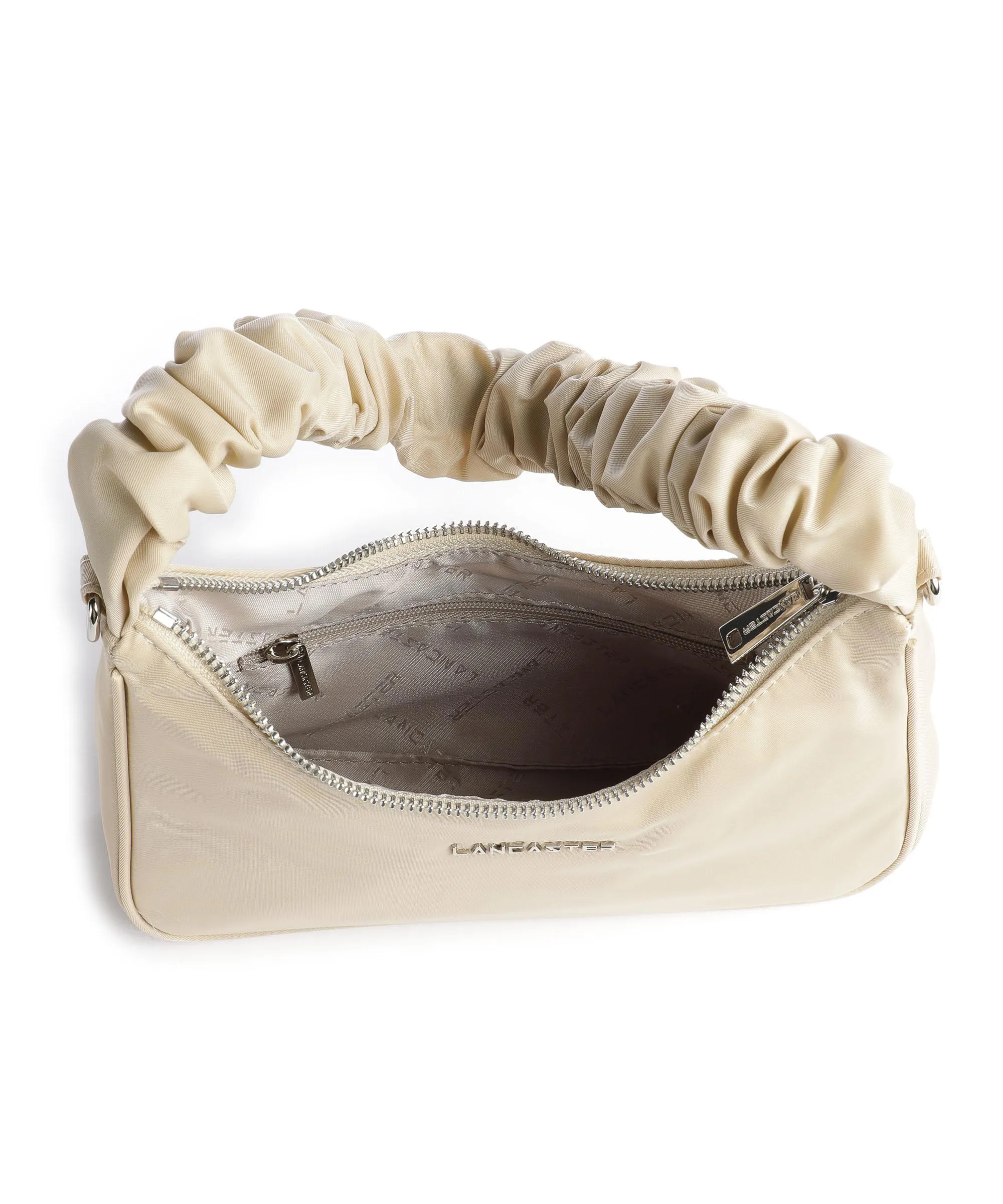  Lancaster Basic Chouchou Borsa a spalla nylon beige  