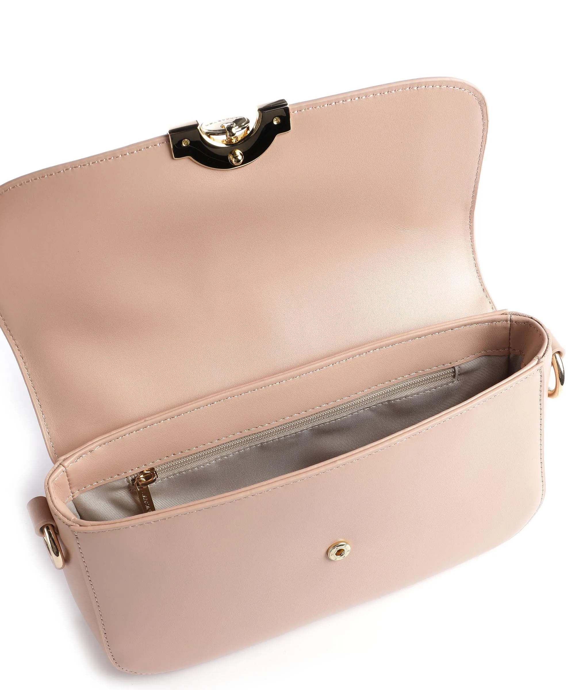  Lancaster Paris Médaille Borsa a spalla pelle liscia nude  