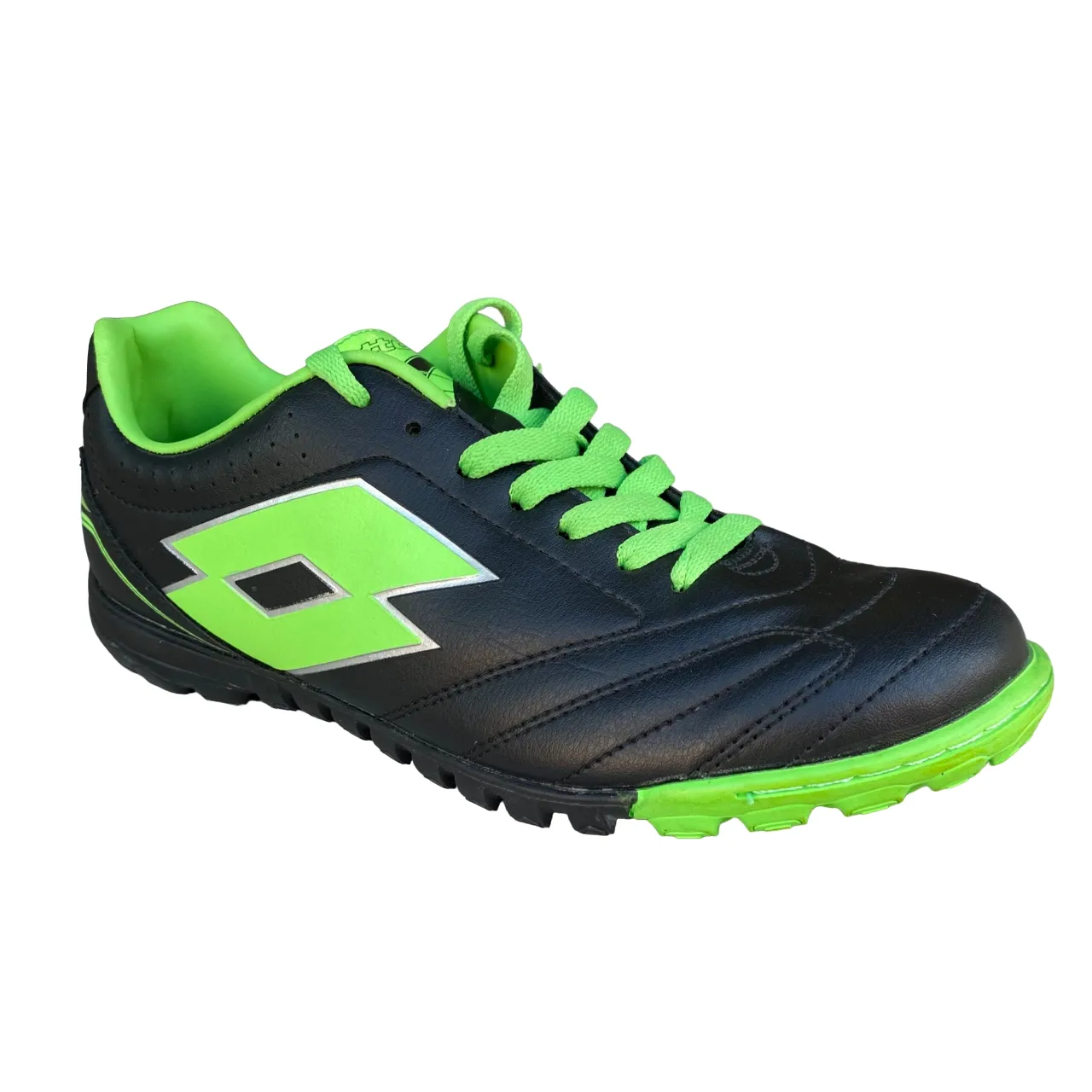 Lotto men's soccer shoe Spider VIII TF R0282 black-mint