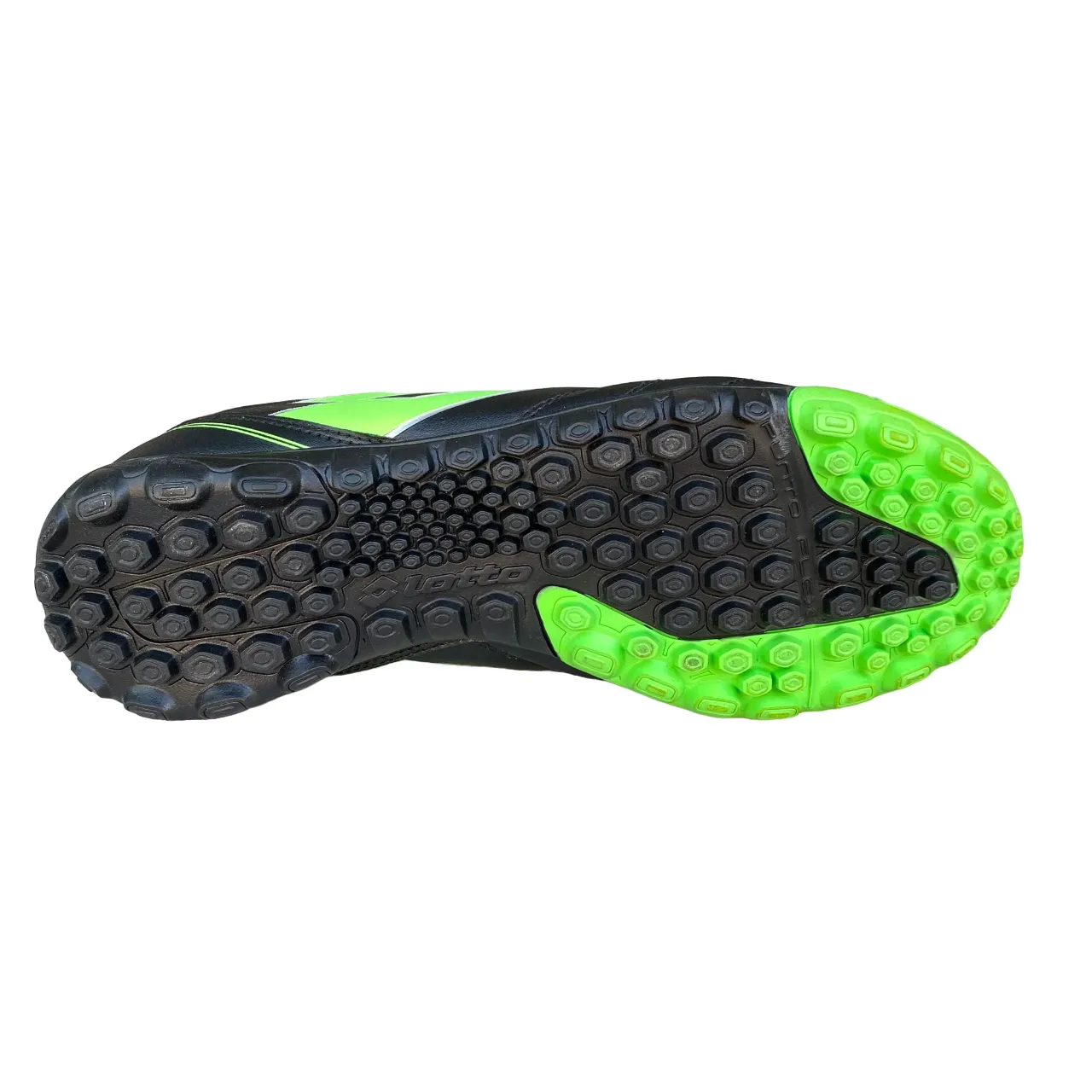 Lotto men's soccer shoe Spider VIII TF R0282 black-mint