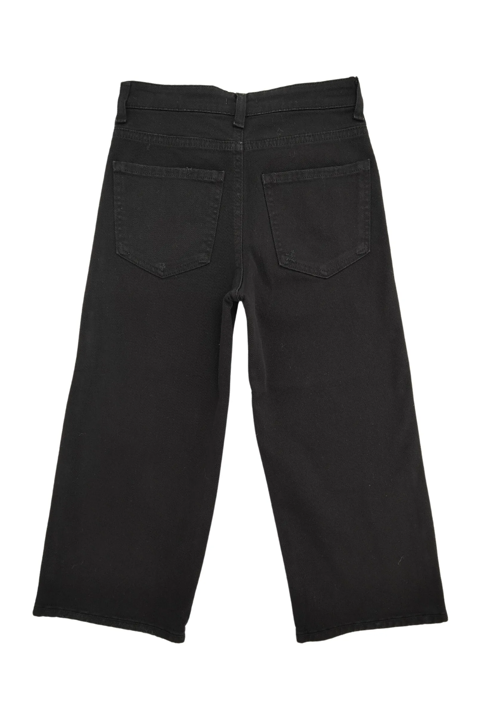 LULU  pantaloni neri zampa
