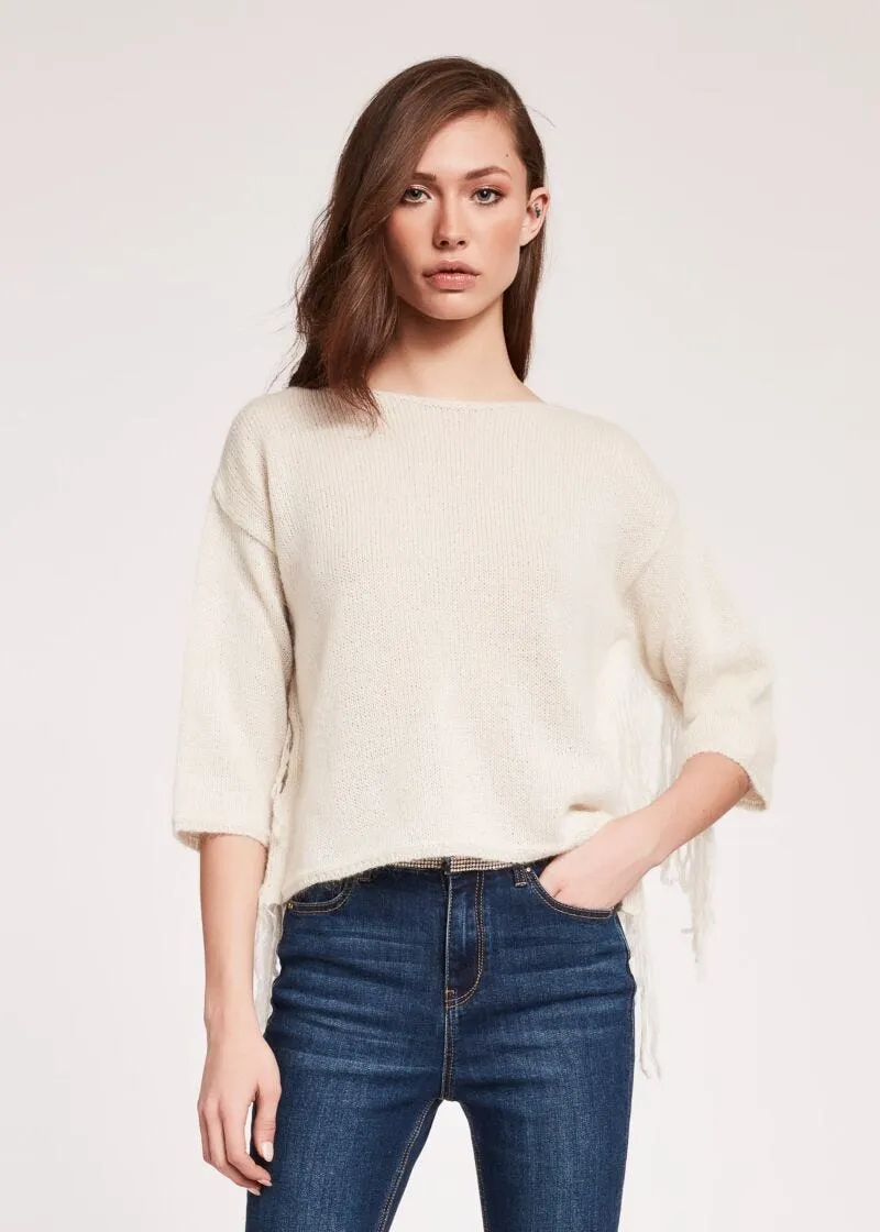 Maglia con frange