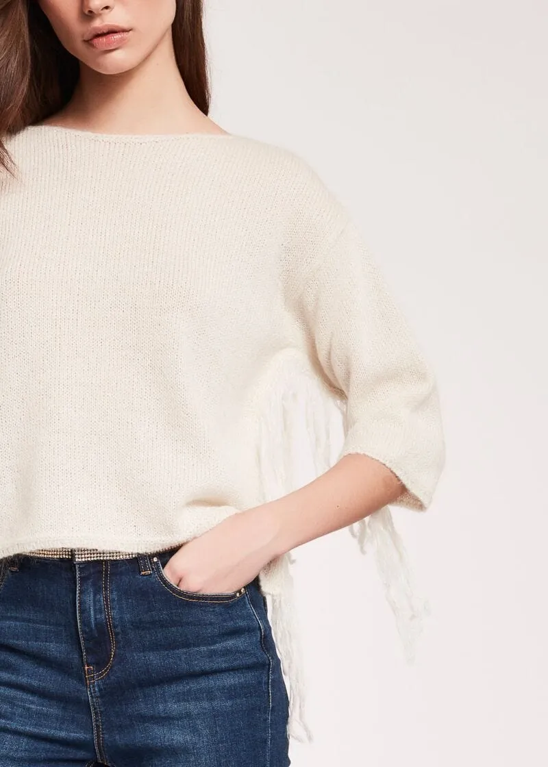 Maglia con frange