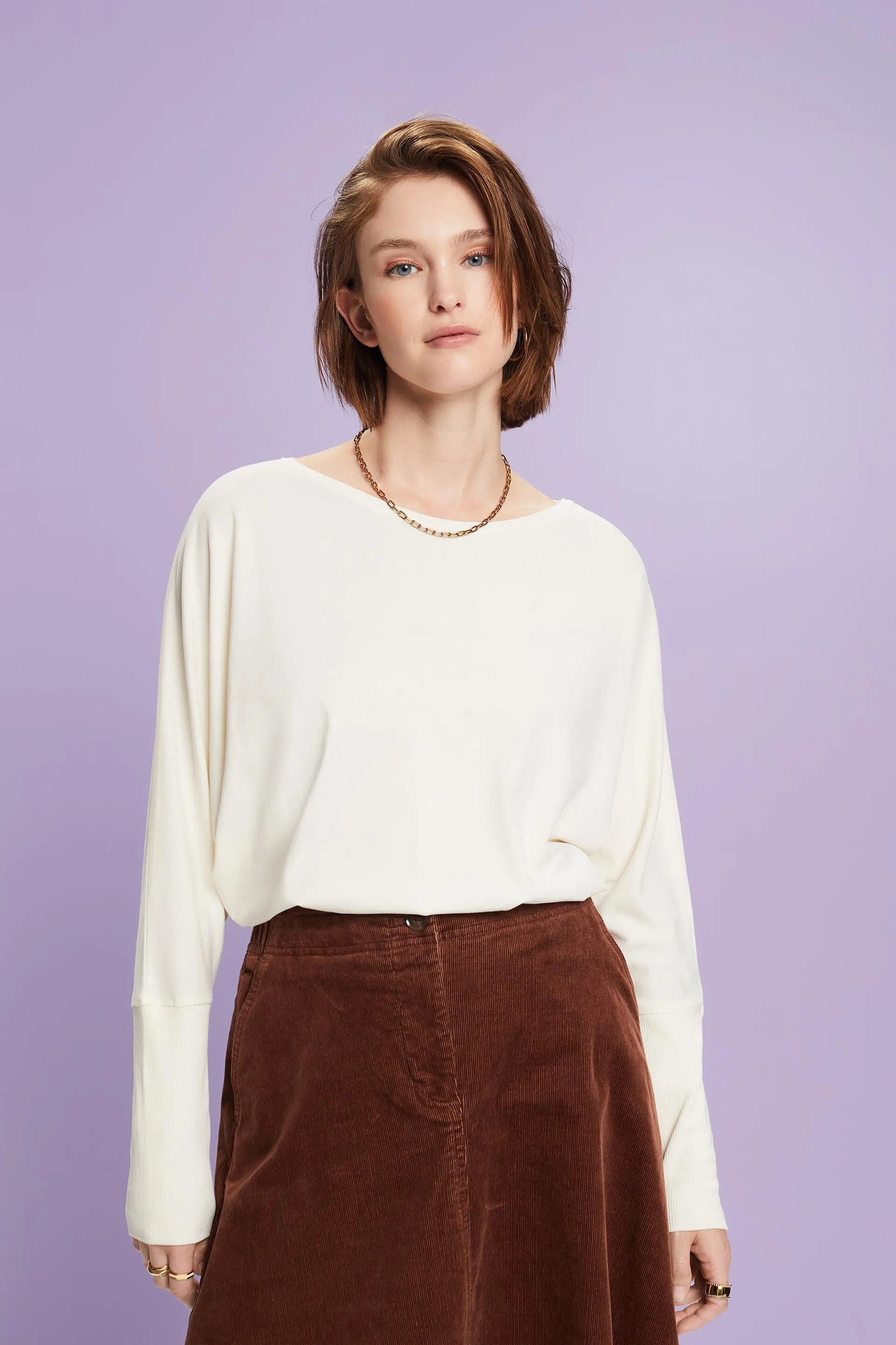 Maglia con maniche a pipistrello