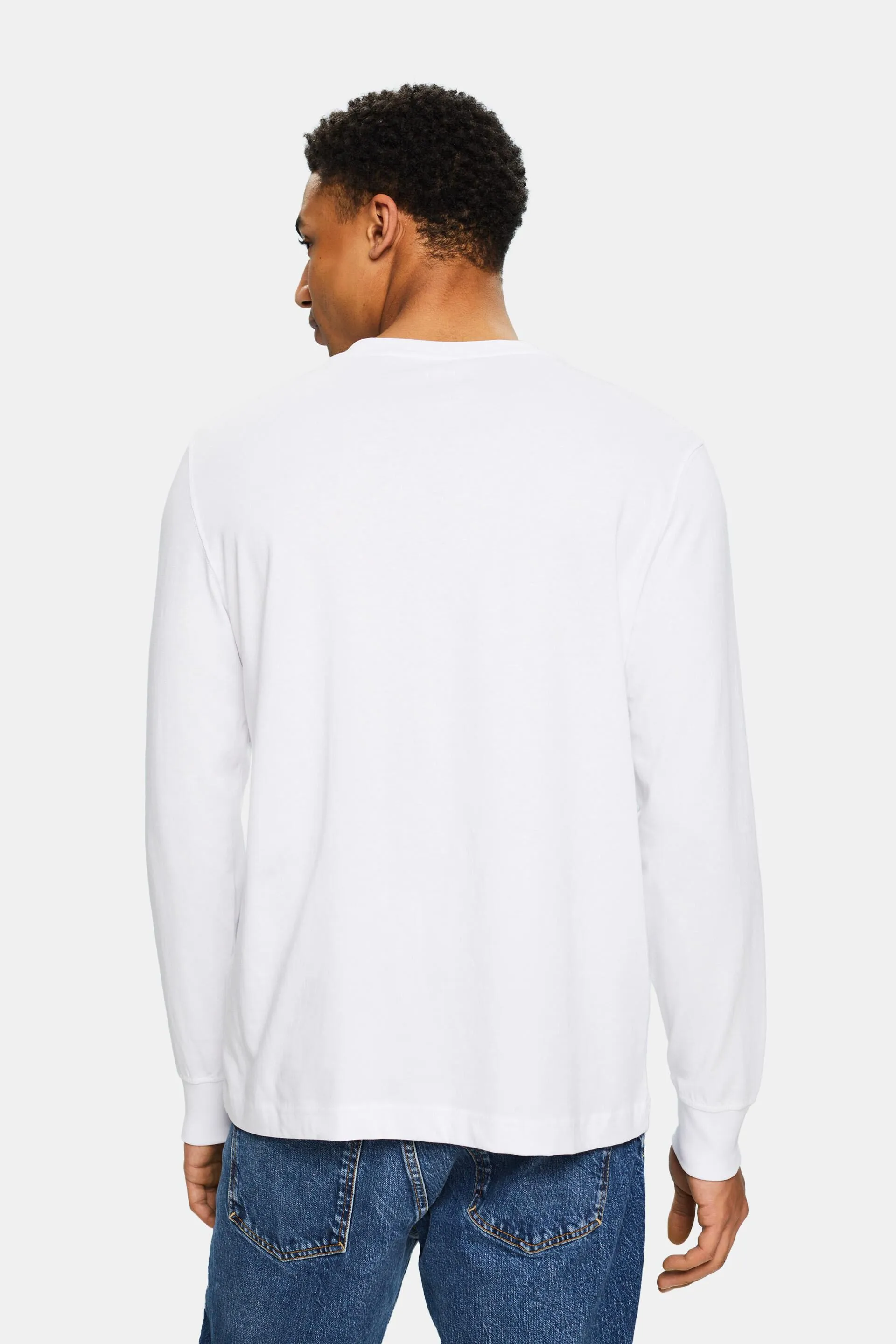 Maglia henley in jersey
