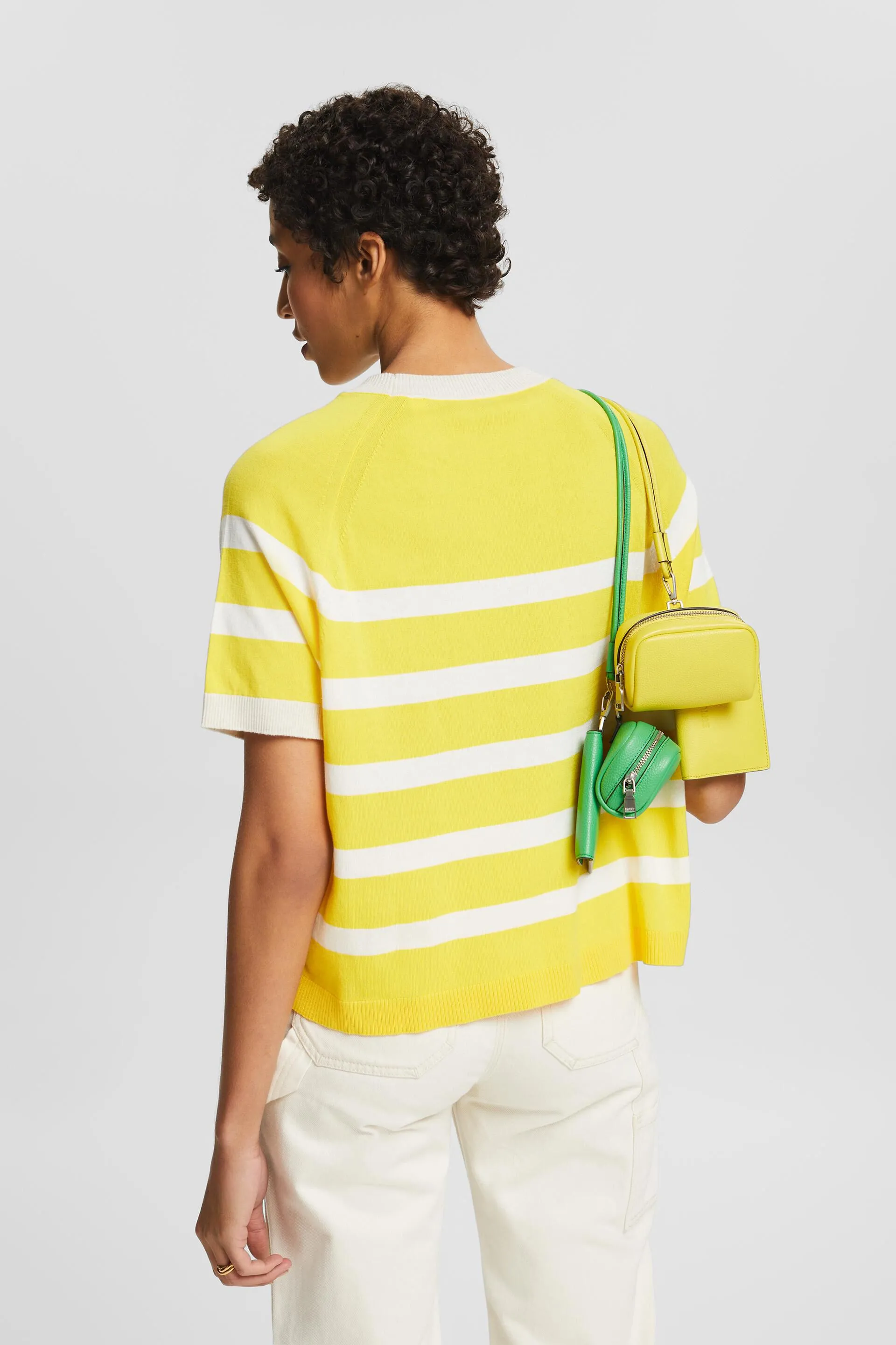 Maglia in cotone a righe