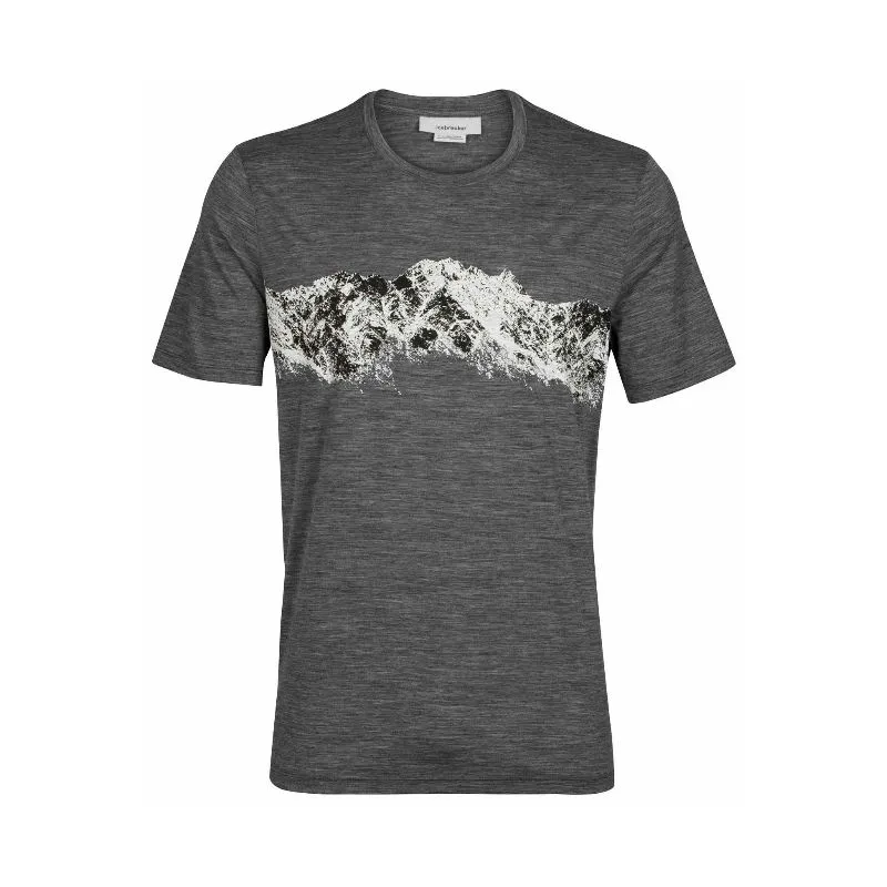 Maglietta Icebreaker Tech Lite Ii Ss Tee Remarkable Range (GRITSTONE HTHR) uomo
