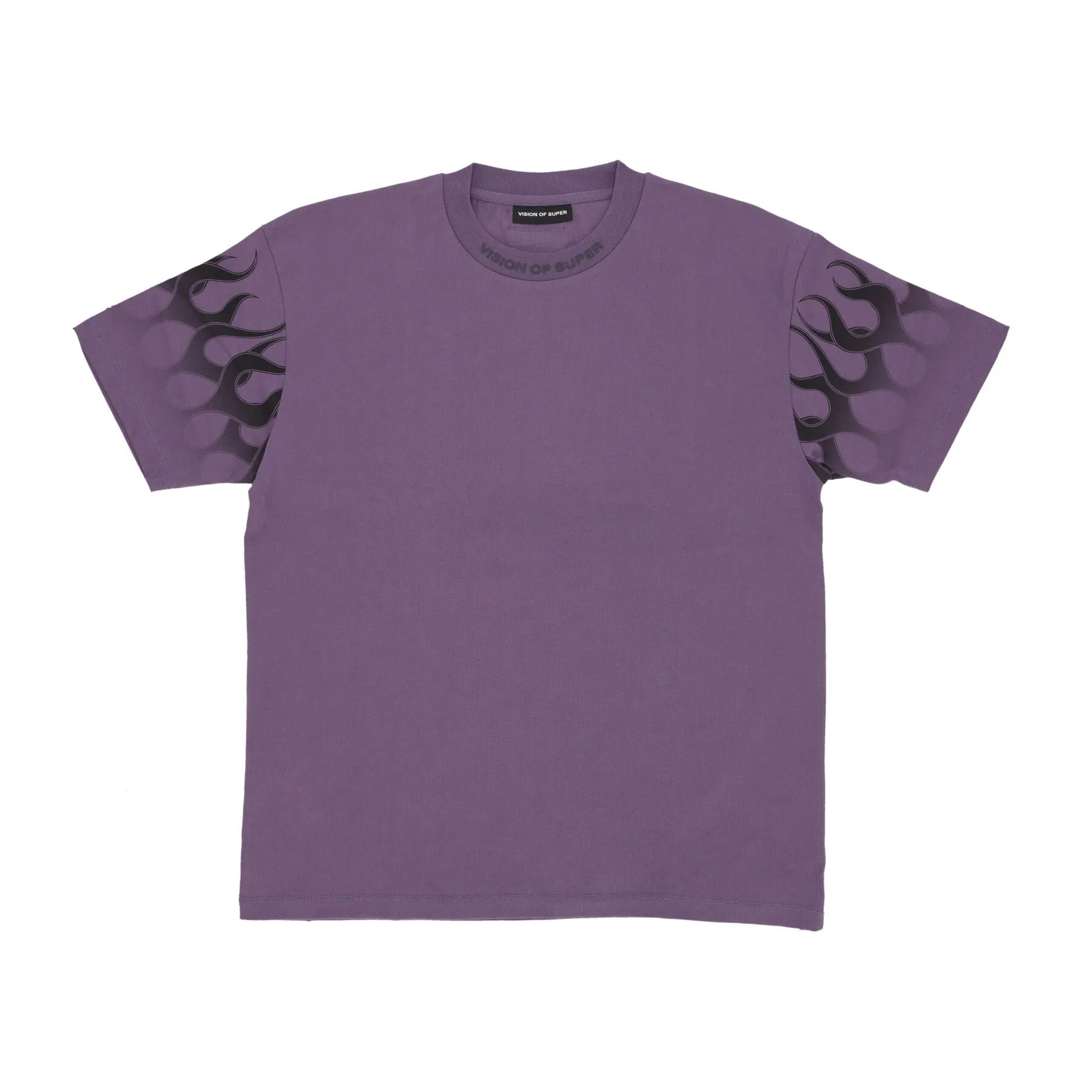 Maglietta Uomo Flames Tee Purple/black