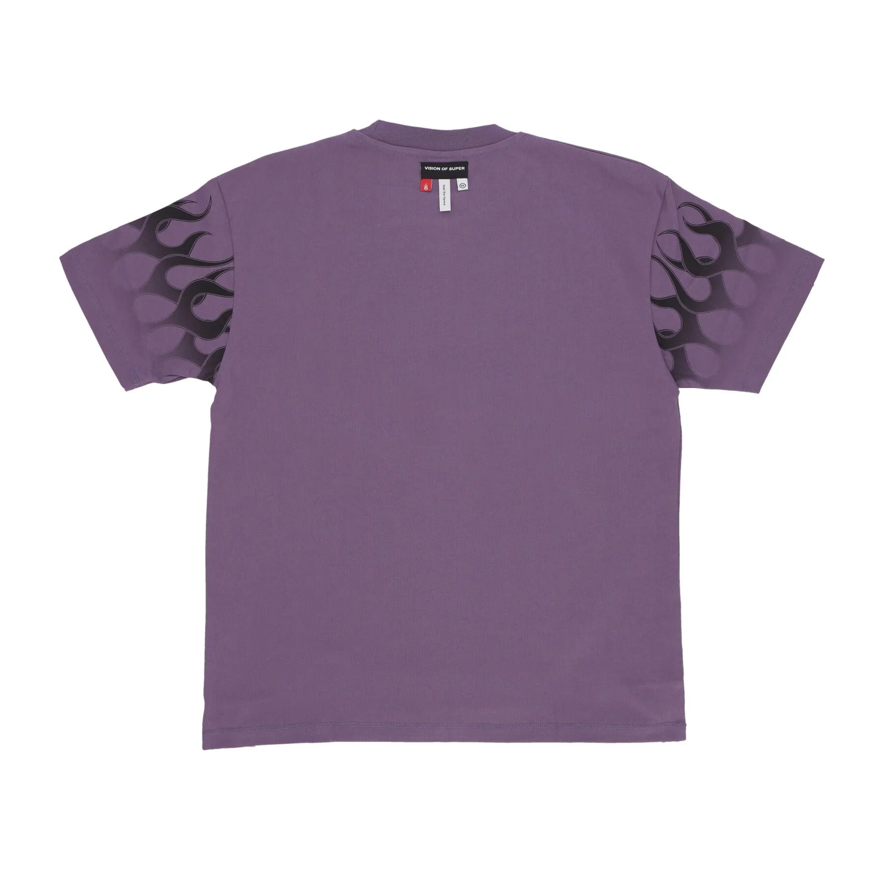 Maglietta Uomo Flames Tee Purple/black