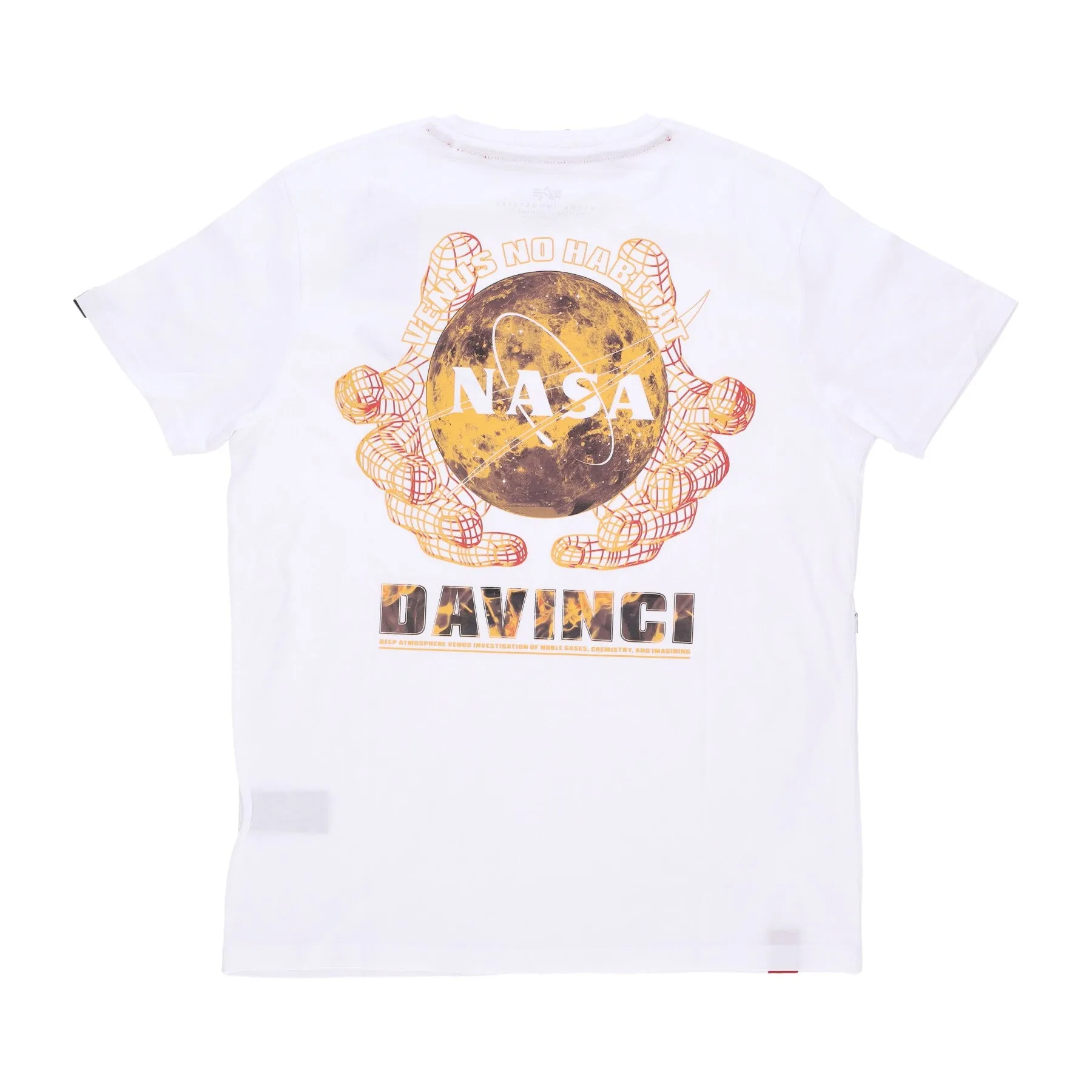 Maglietta Uomo Nasa Davinci Tee White