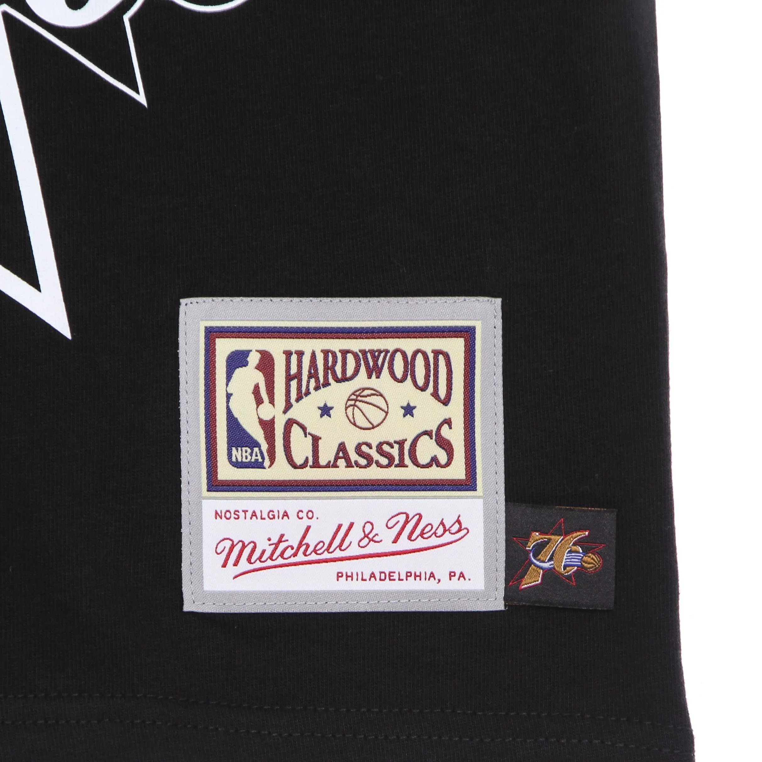 Maglietta Uomo Nba Big Face 3.0 Tee Hardwood Classics Phi76e Black