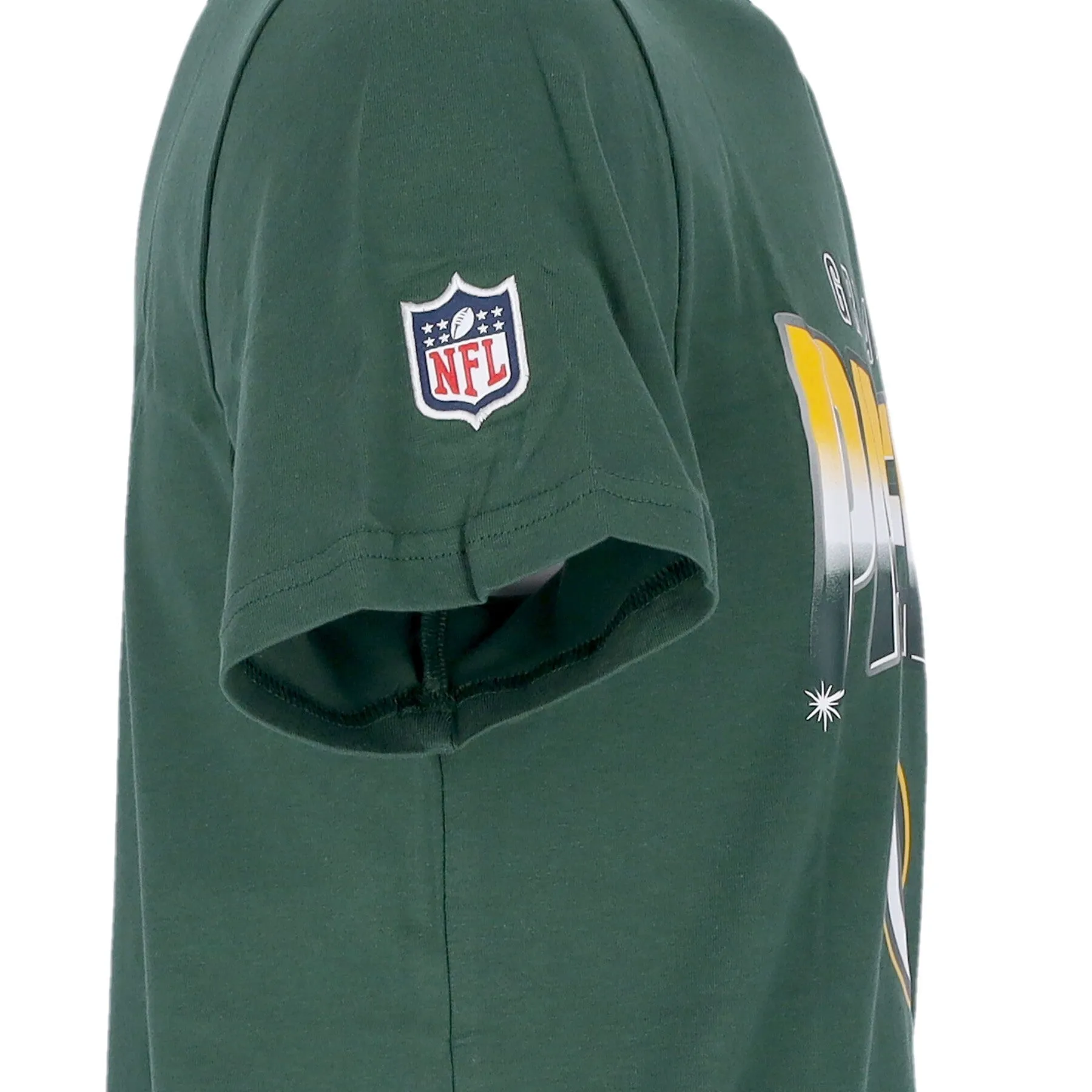 Maglietta Uomo Nfl Team Fade Graphic Tee Grepac Power Green