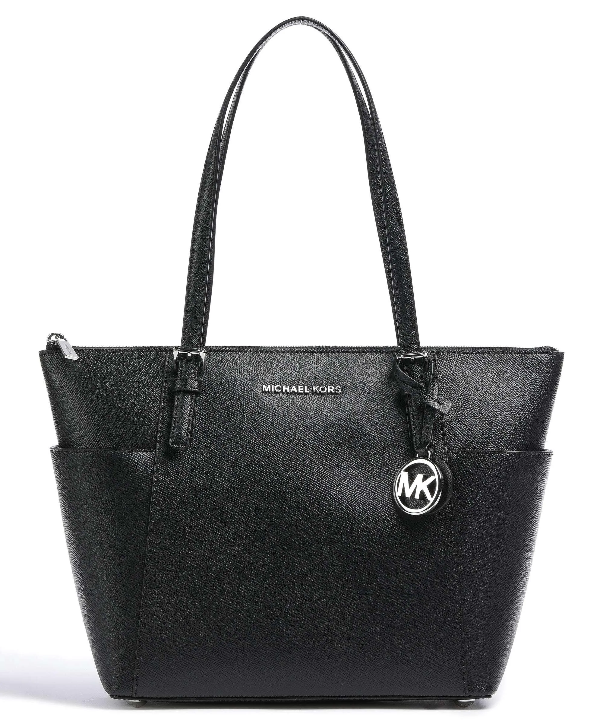  Michael Kors Jet Set Item Borsa shopper pelle di vacchetta grana nero  