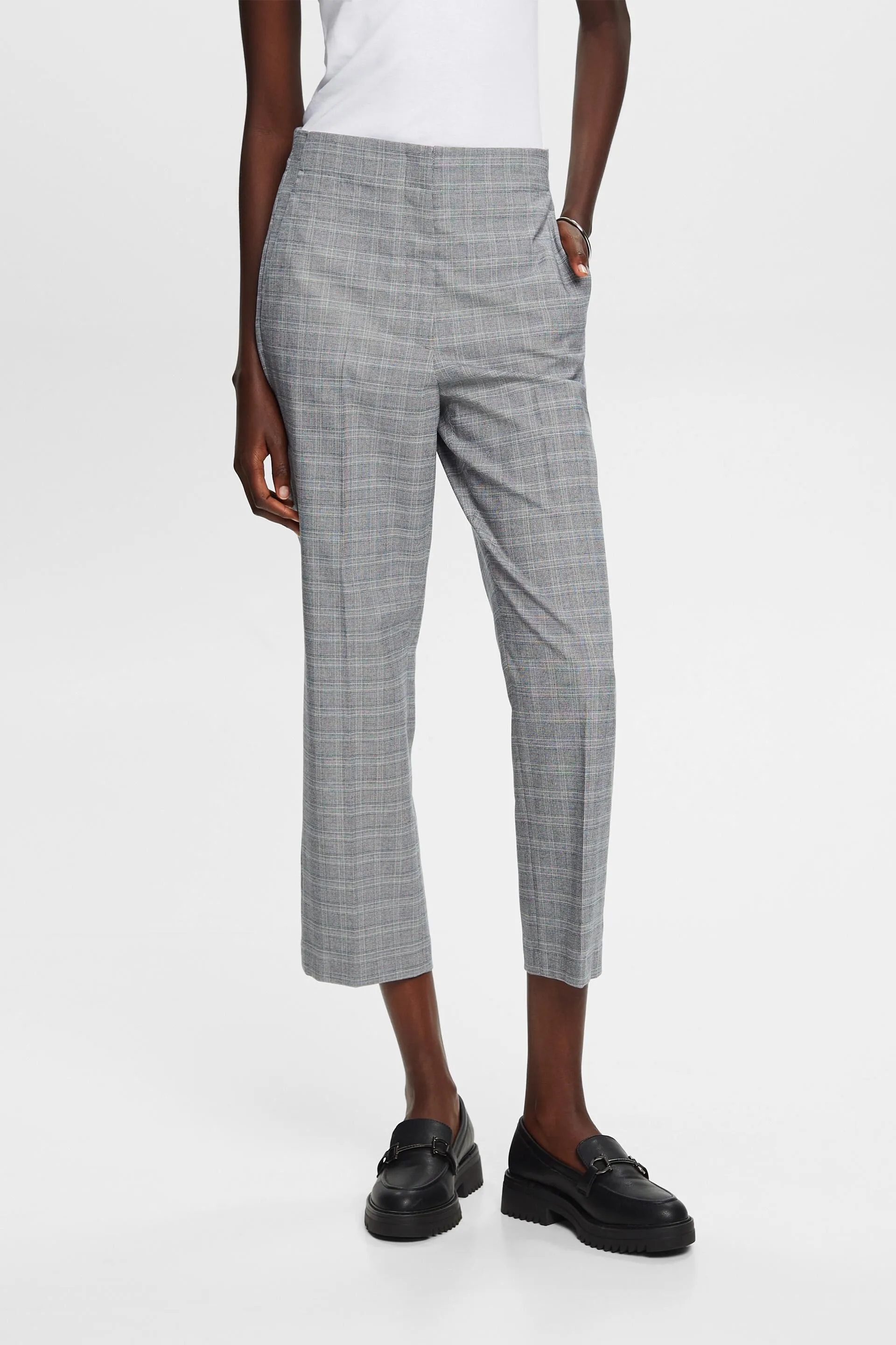 Mix & Match: pantaloni a quadri a zampa