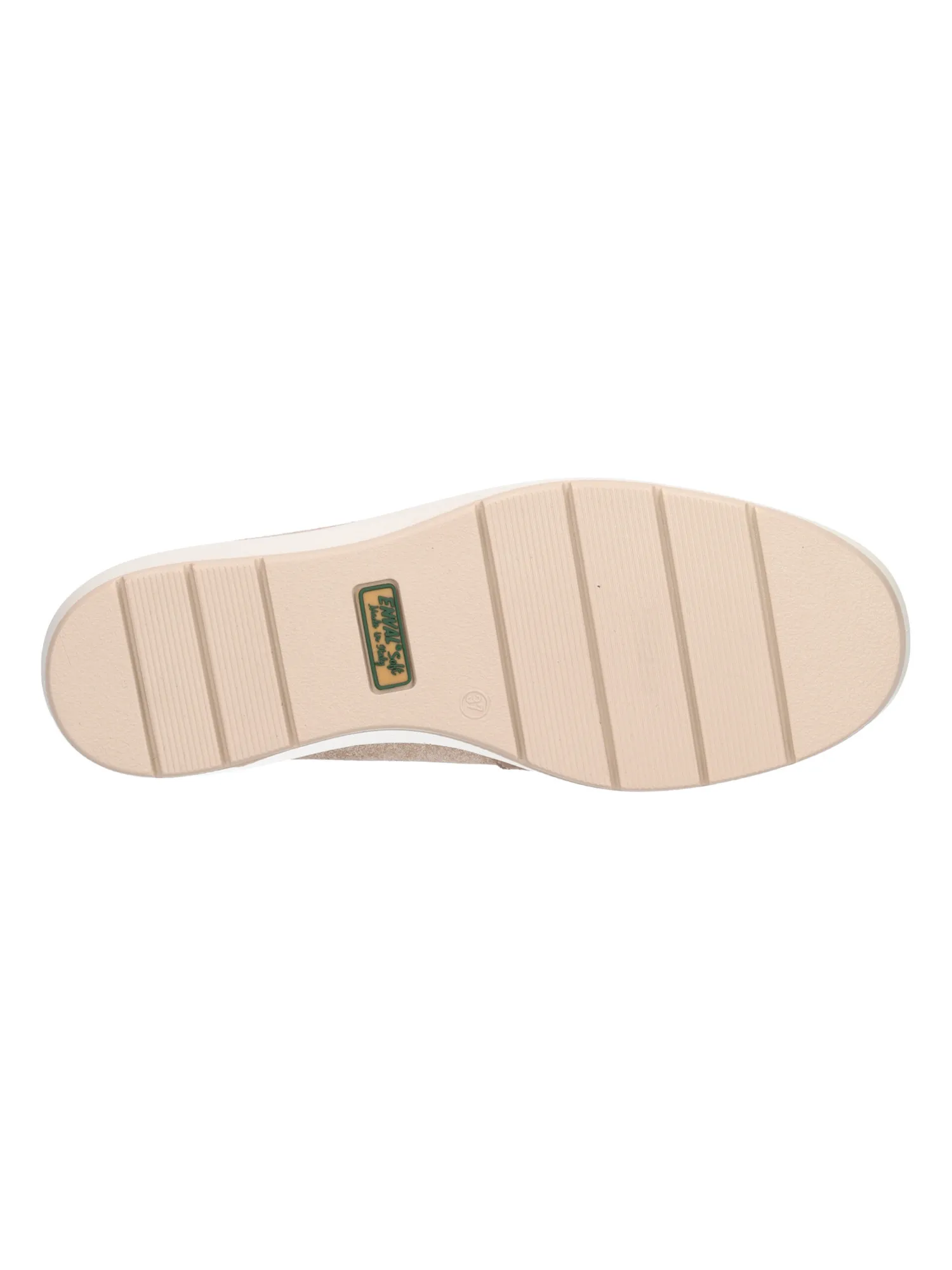 Mocassino con zeppa bassa Enval Soft da donna platino