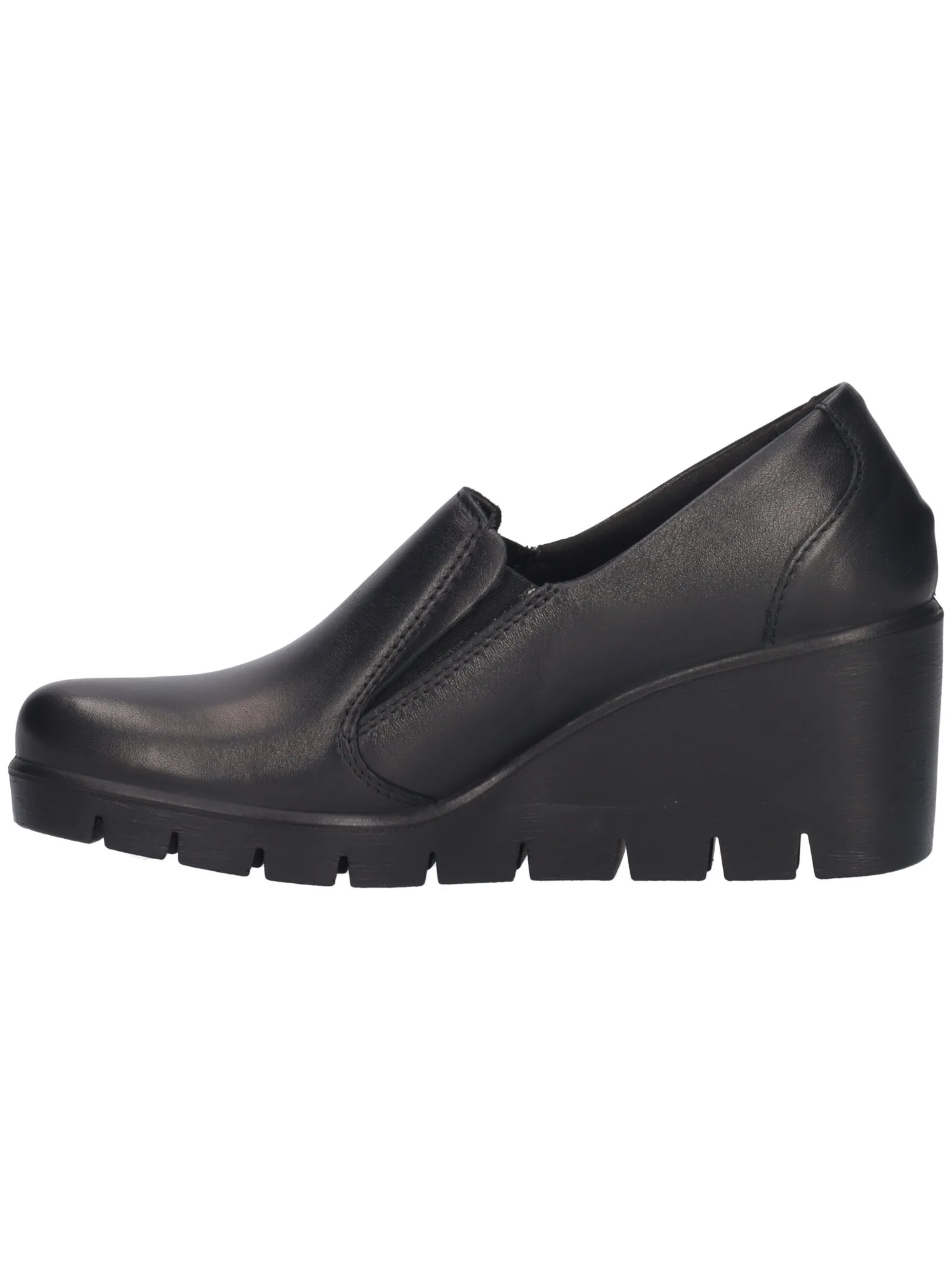 Mocassino con zeppa Enval Soft da donna nero