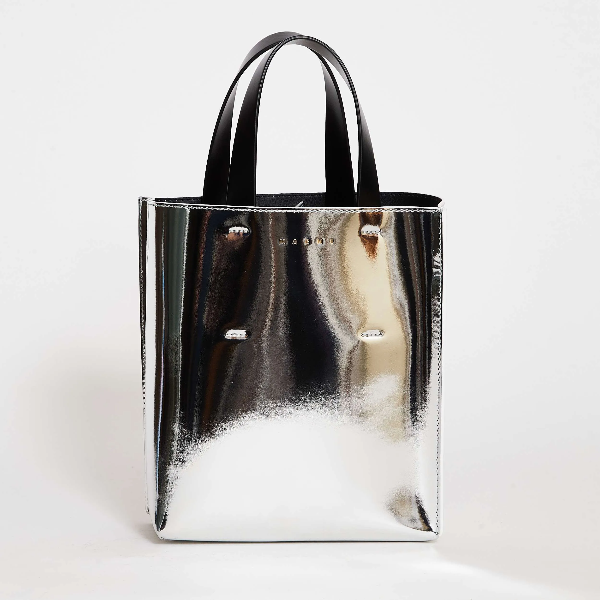 Museo Borsa Mini In Pelle Specchiata