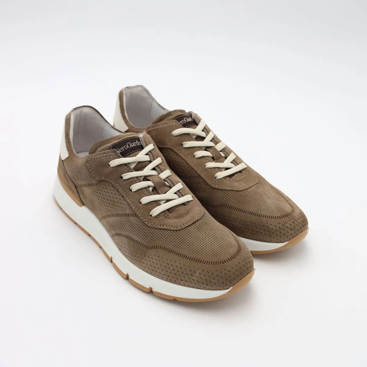 NERO GIARDINI SNEAKER E400190U 501 NABUK TAUPE  
