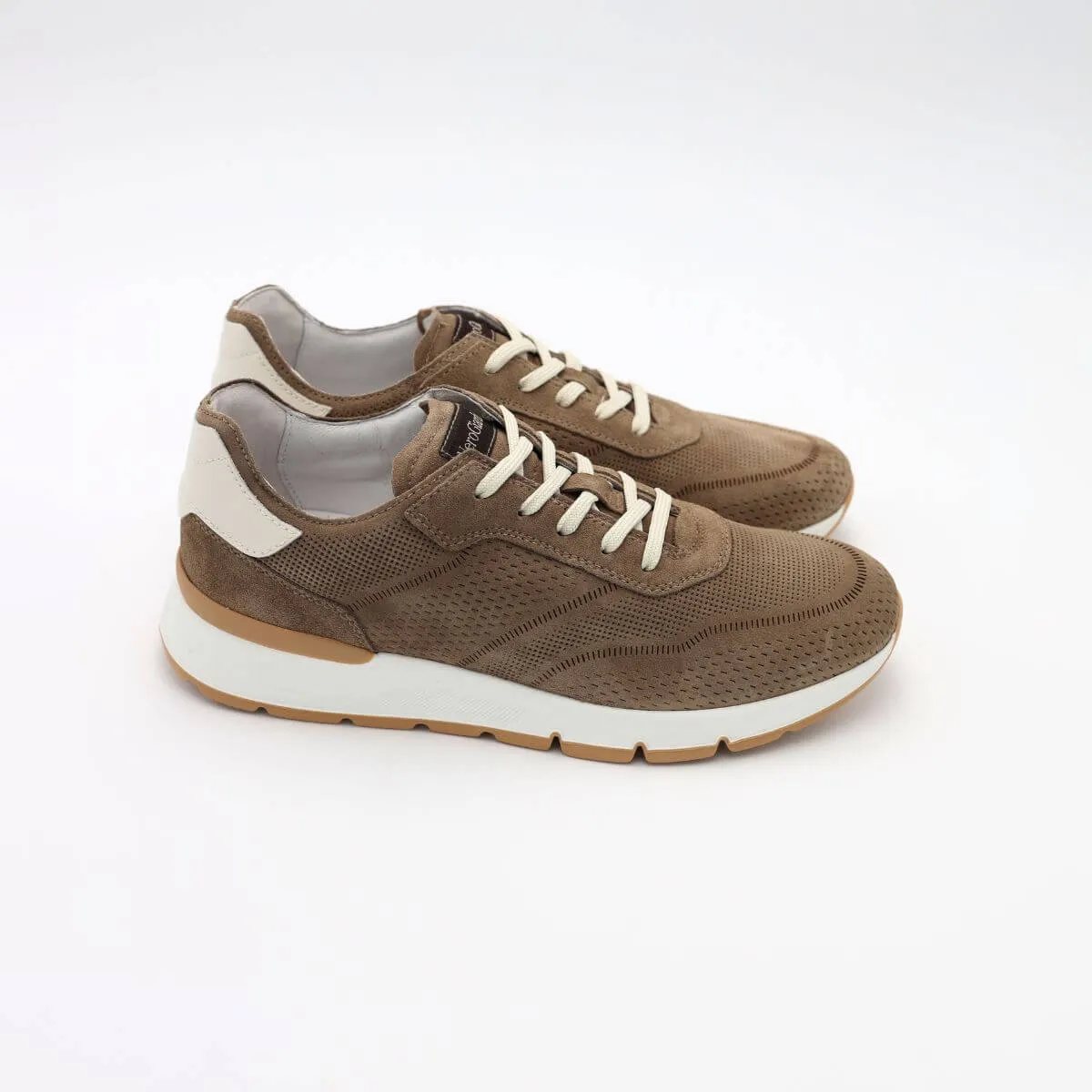 NERO GIARDINI SNEAKER E400190U 501 NABUK TAUPE  