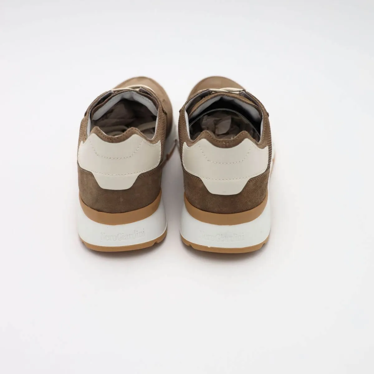 NERO GIARDINI SNEAKER E400190U 501 NABUK TAUPE  