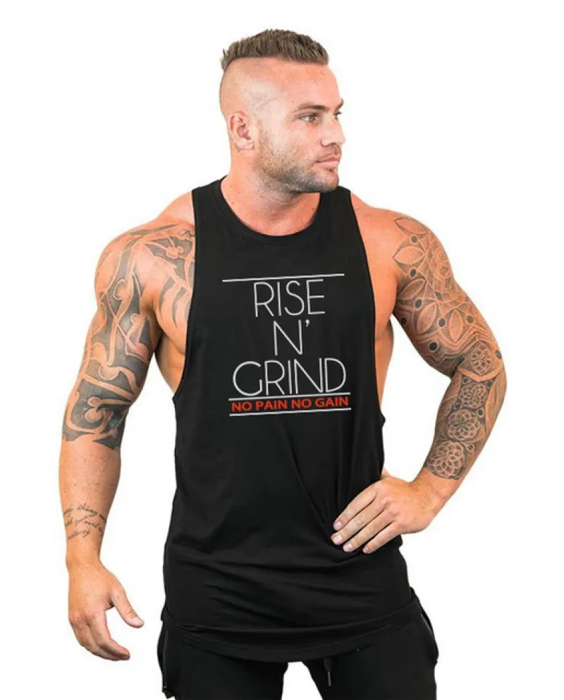 Nuovo marchio di abbigliamento Palestra Stringers Canotte da uomo Bodybuilding Camicia senza maniche Fitness Mens Canottiere da