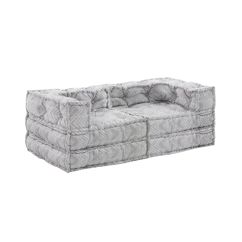 OresteLuchetta Divano 2 posti OUTDOOR IKAT, grigio