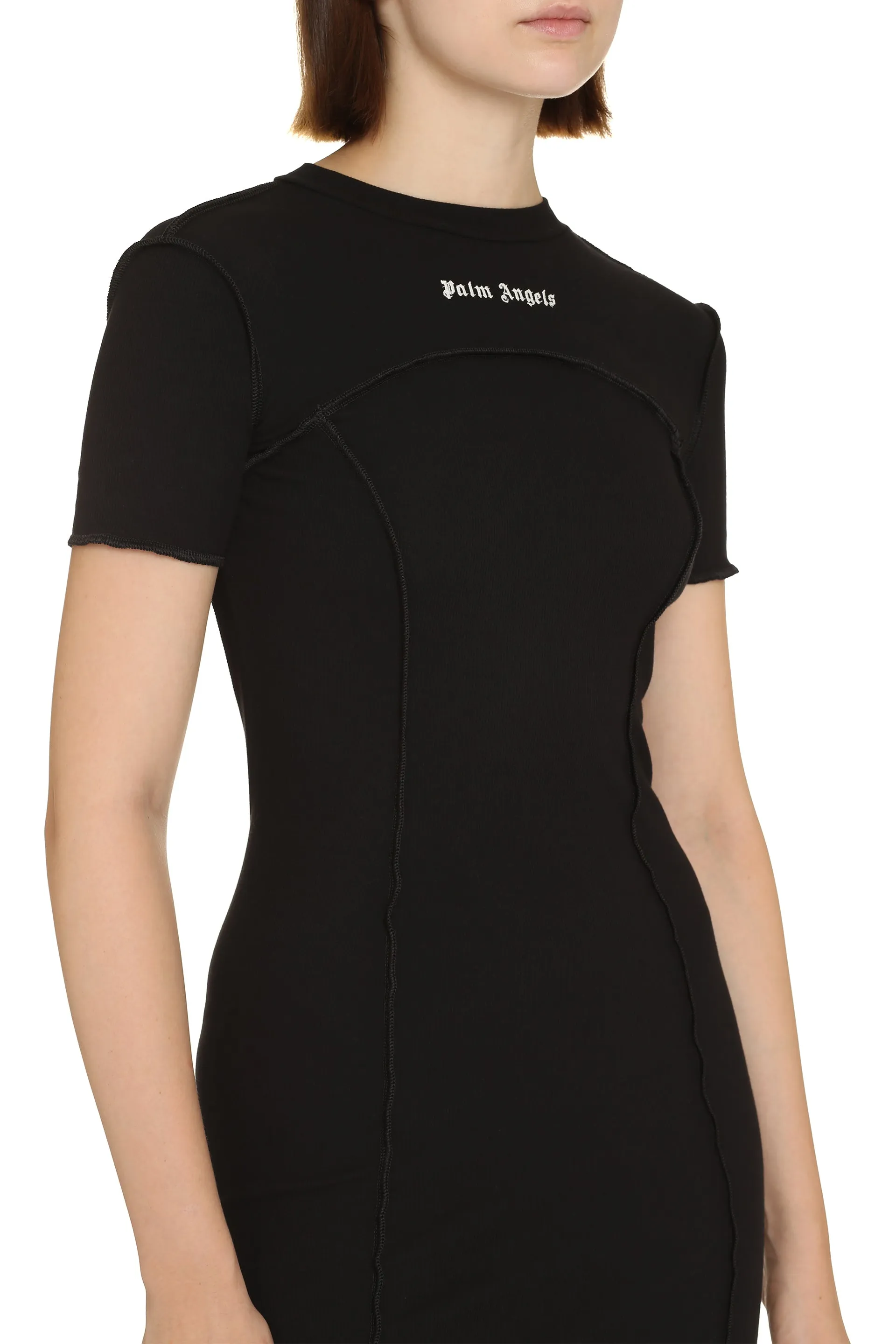 Palm Angels Abito in maglia a coste