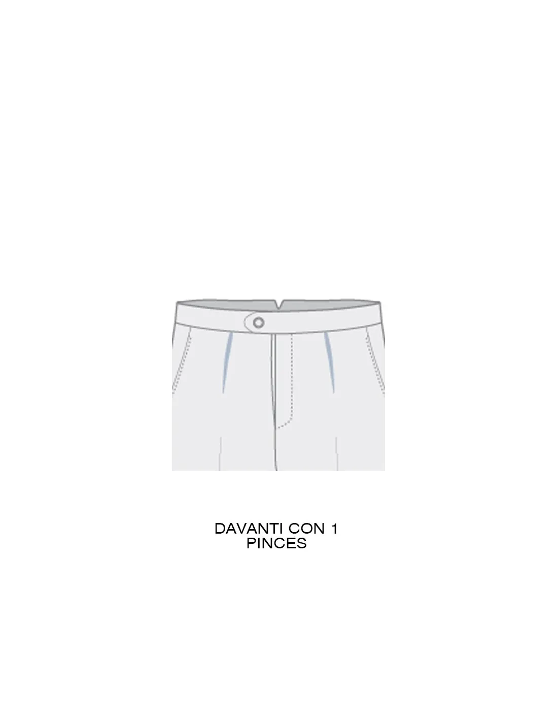 Pantalone con pinces in Lana Sallia grigio scuro 4 stagioni